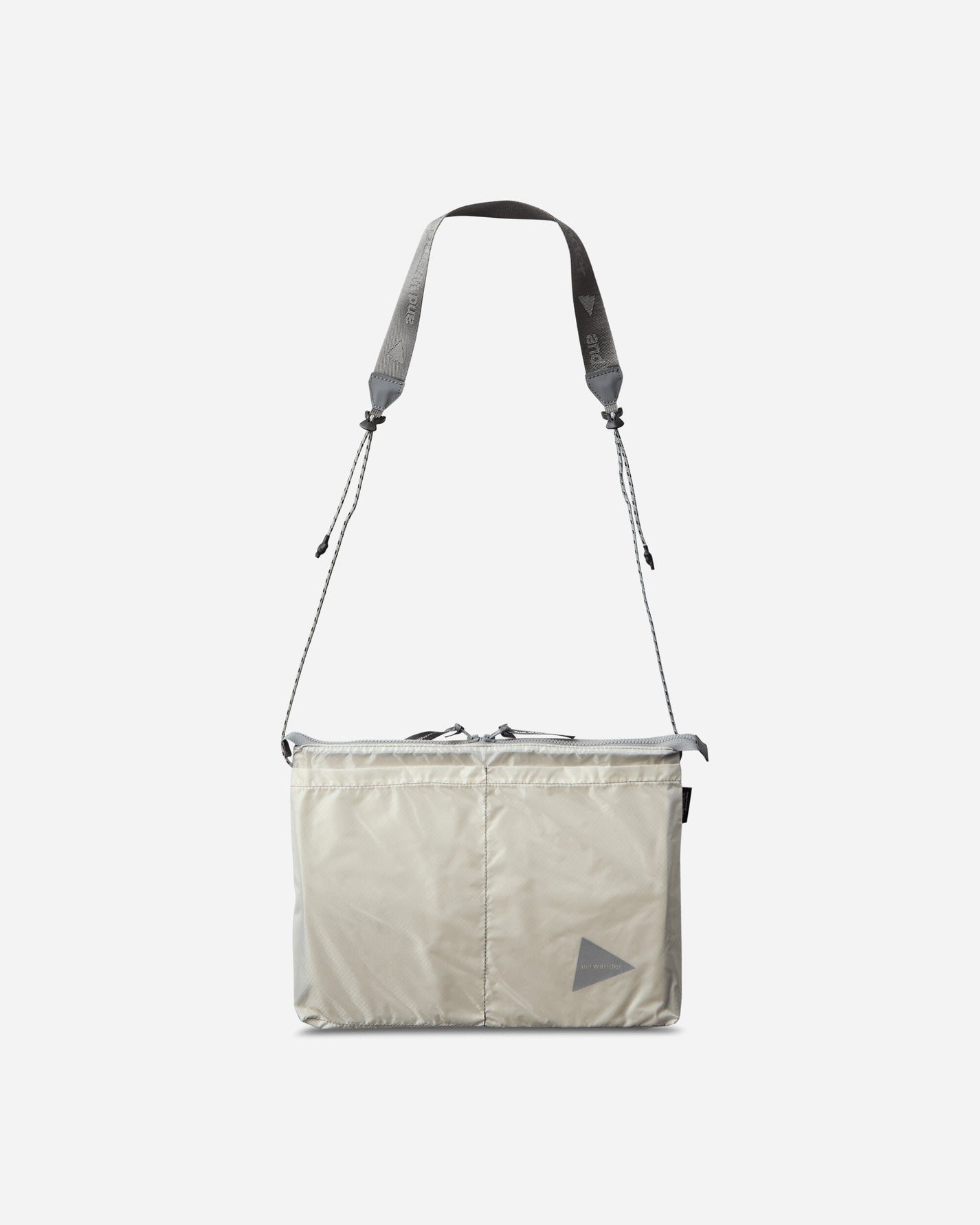 and wander 137 Sil Sacoche White Bags and Backpacks Shoulder Bags 5745975213 030