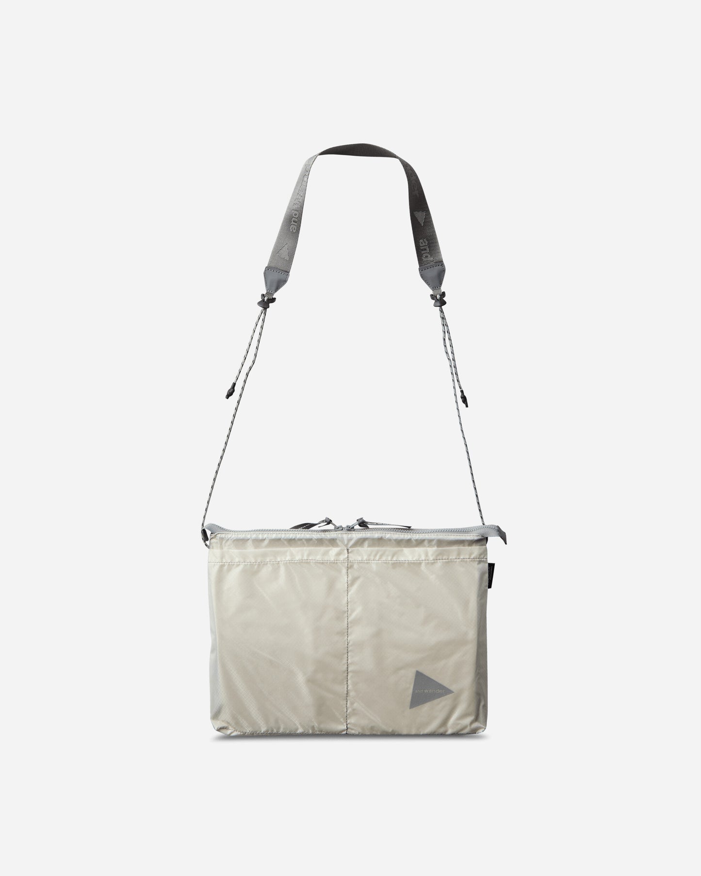 and wander 137 Sil Sacoche White Bags and Backpacks Shoulder Bags 5745975213 030
