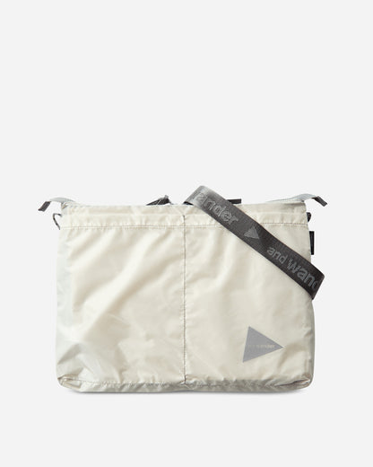 and wander 137 Sil Sacoche White Bags and Backpacks Shoulder Bags 5745975213 030