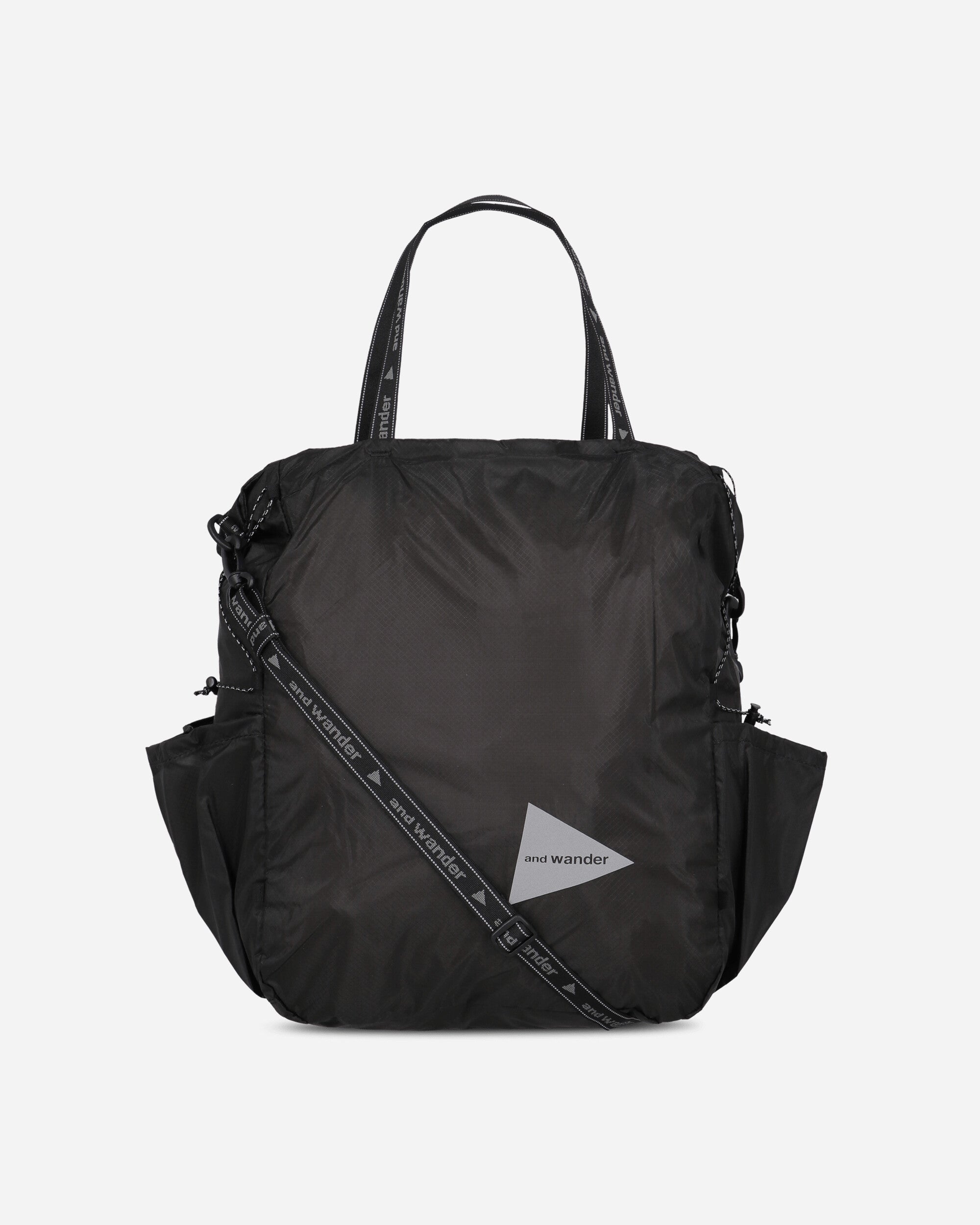 and wander 117  Sil Tote Bag Black Bags and Backpacks Tote Bags 5745975212 010
