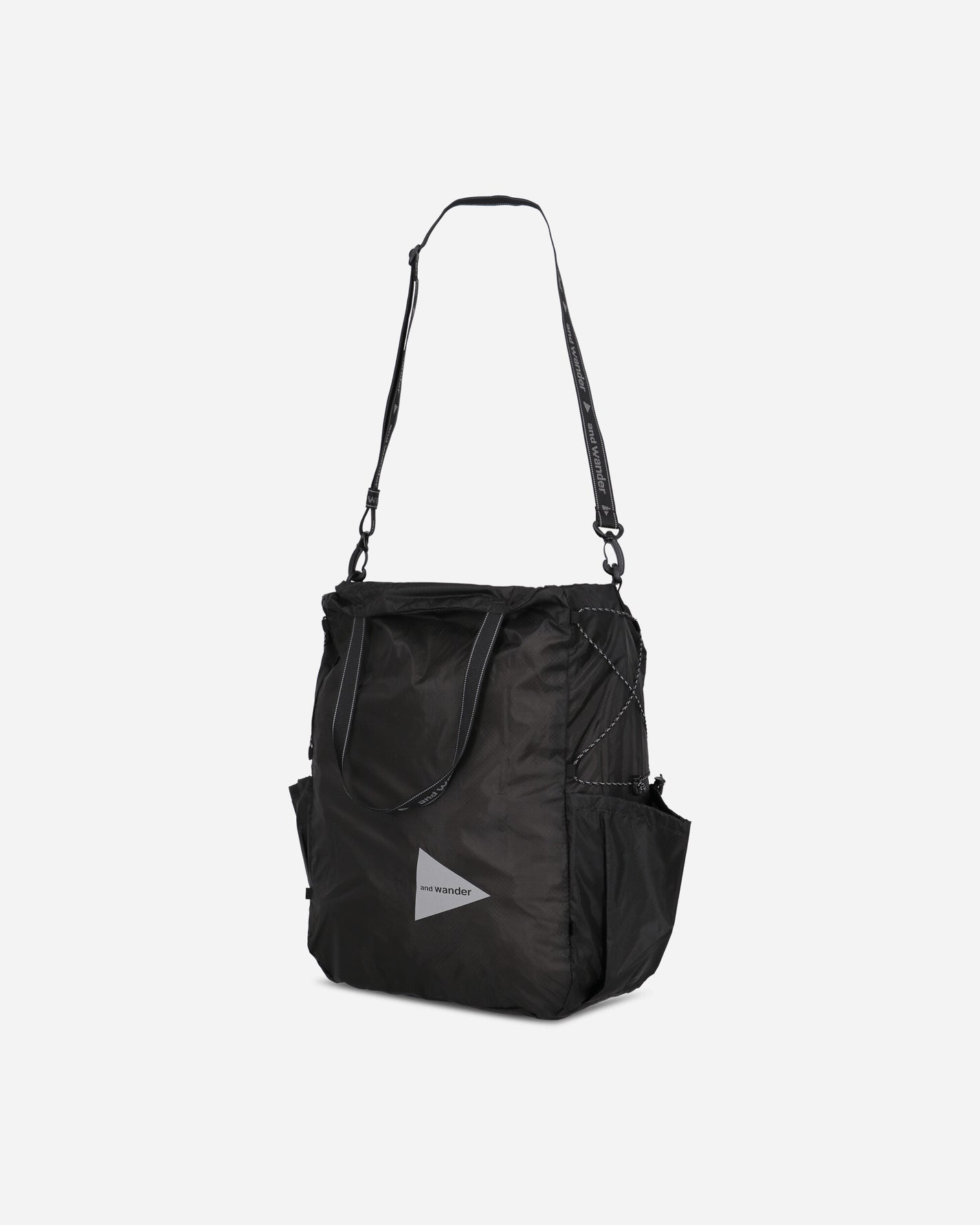 and wander 117  Sil Tote Bag Black Bags and Backpacks Tote Bags 5745975212 010