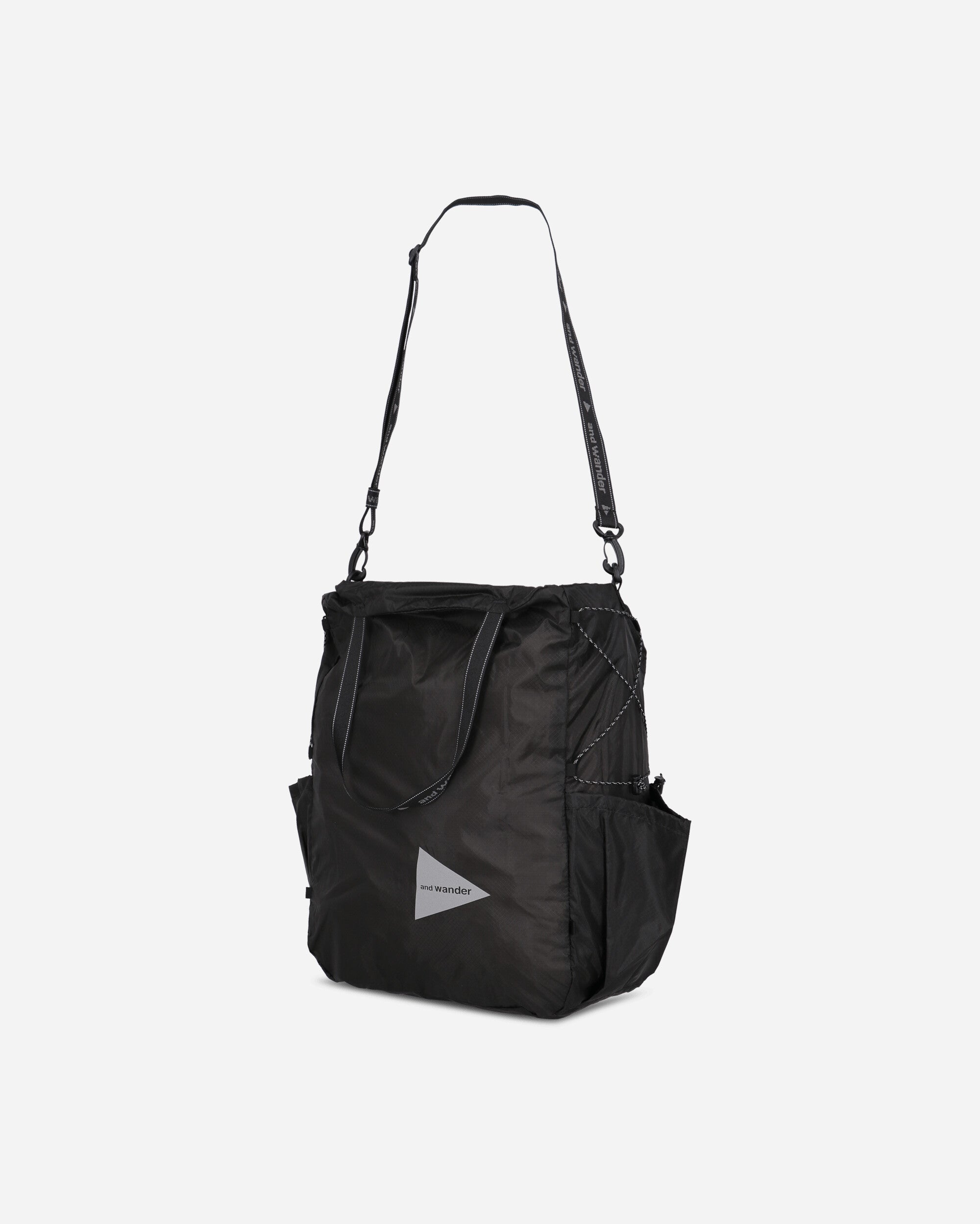 and wander 117  Sil Tote Bag Black Bags and Backpacks Tote Bags 5745975212 010