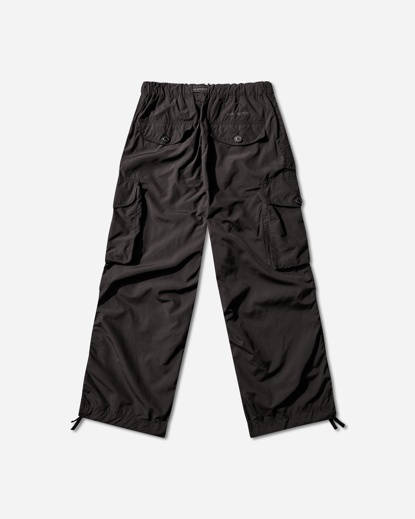 and wander 091  Oversized Cargo Pants Black  Pants Cargo 5746982088 010