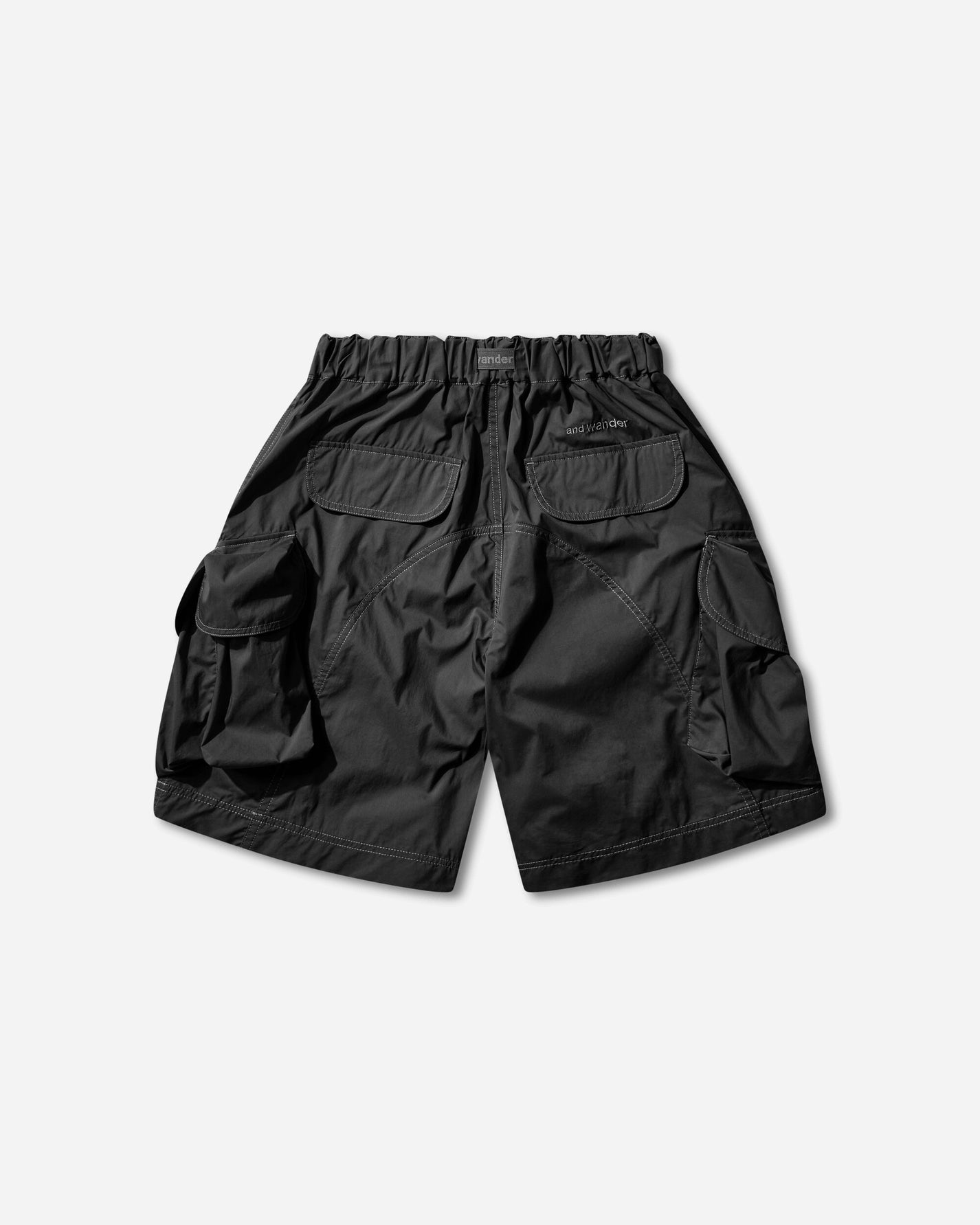 and wander 054  Multi Pocket Short Pants (M) Black  Shorts Cargo Short 5746182055 010
