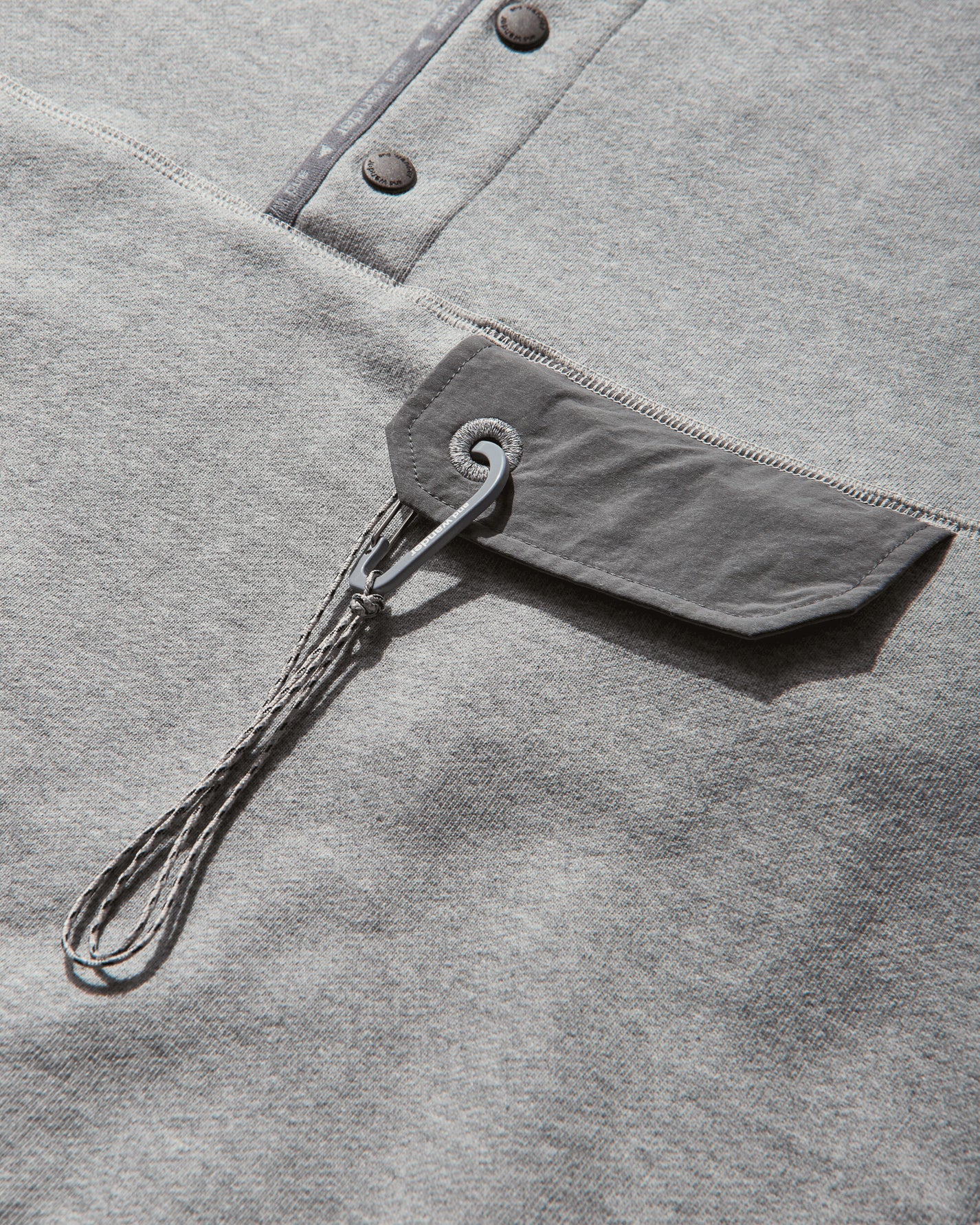 and wander 76  Sweat Pullover Gray Sweatshirts Crewneck 5745284080 020