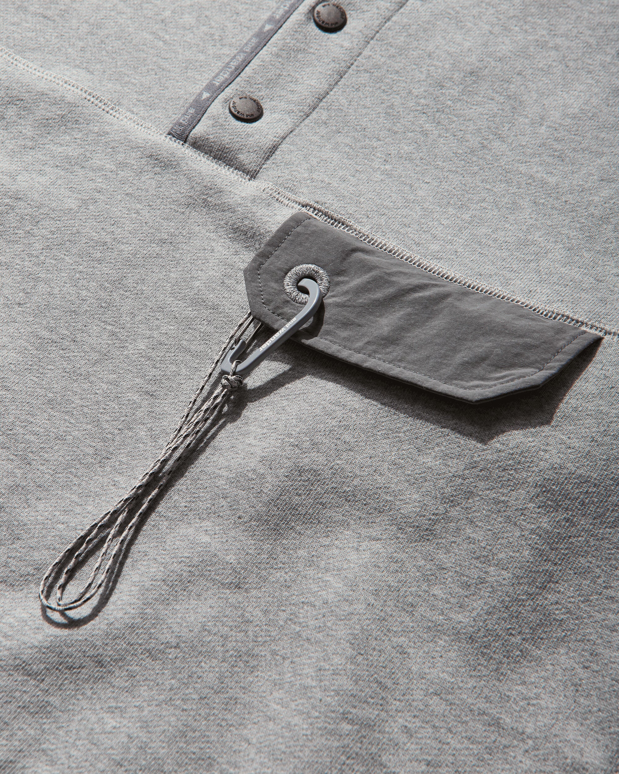 and wander 76  Sweat Pullover Gray Sweatshirts Crewneck 5745284080 020