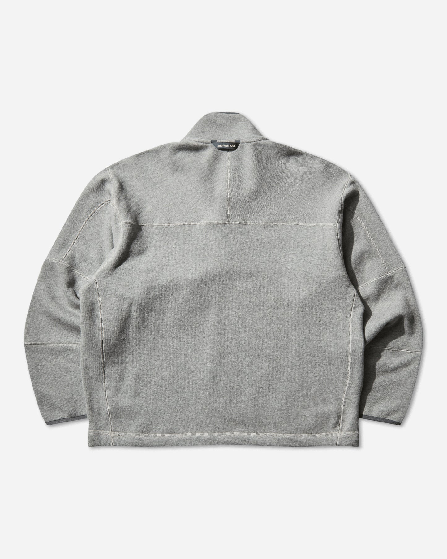 and wander 76  Sweat Pullover Gray Sweatshirts Crewneck 5745284080 020