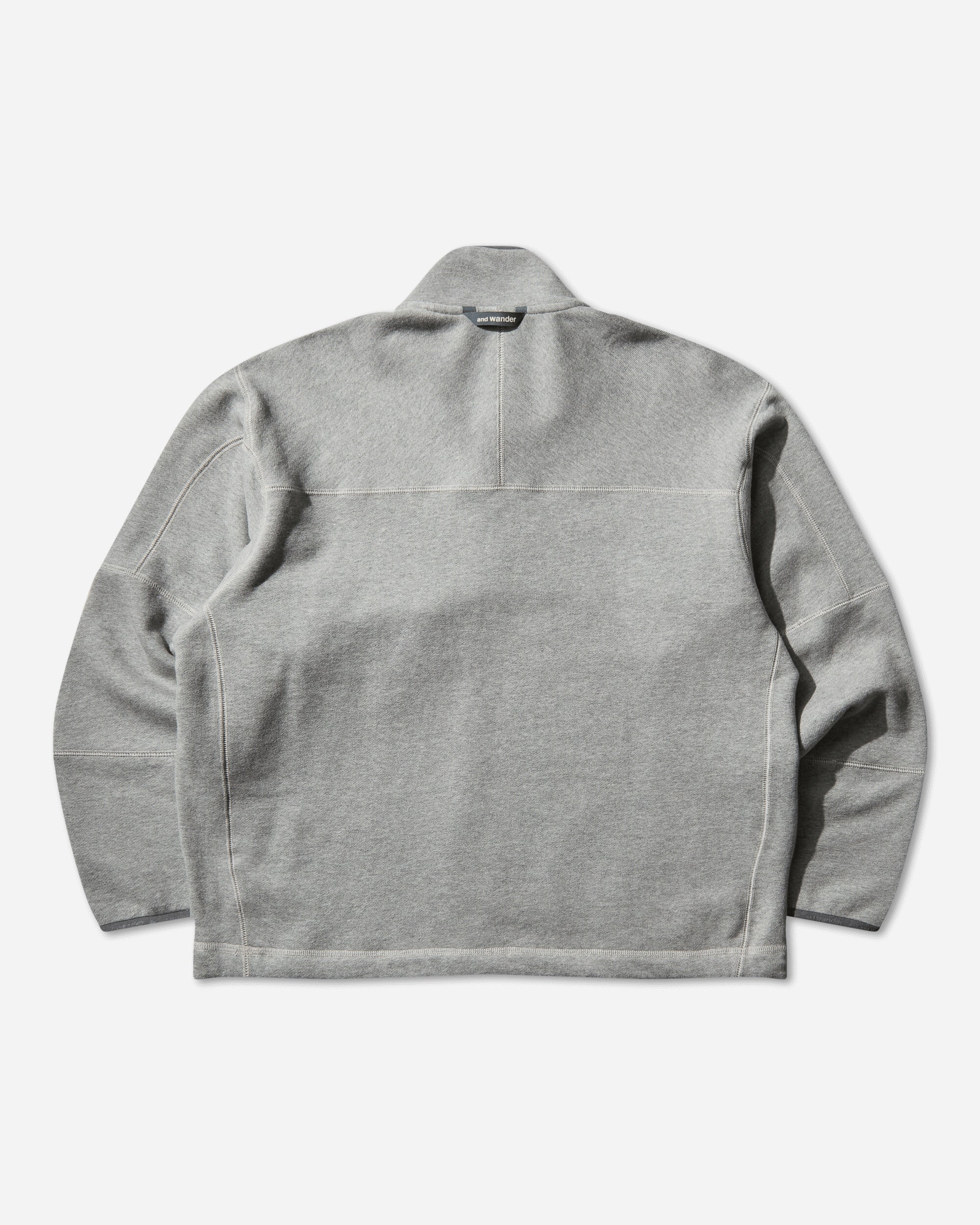 and wander 76  Sweat Pullover Gray Sweatshirts Crewneck 5745284080 020