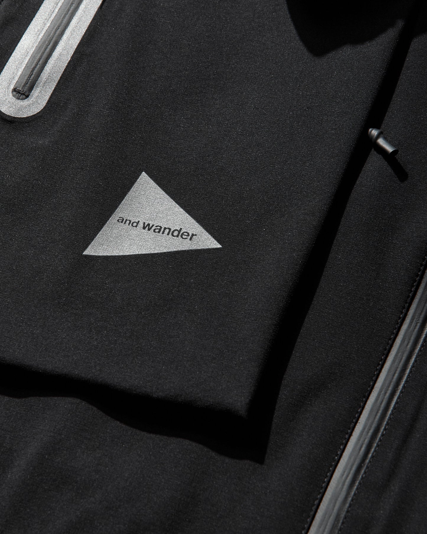 and wander 001  Pertex Shield Rain Jacket Black  Coats and Jackets Jackets 5746911315 010