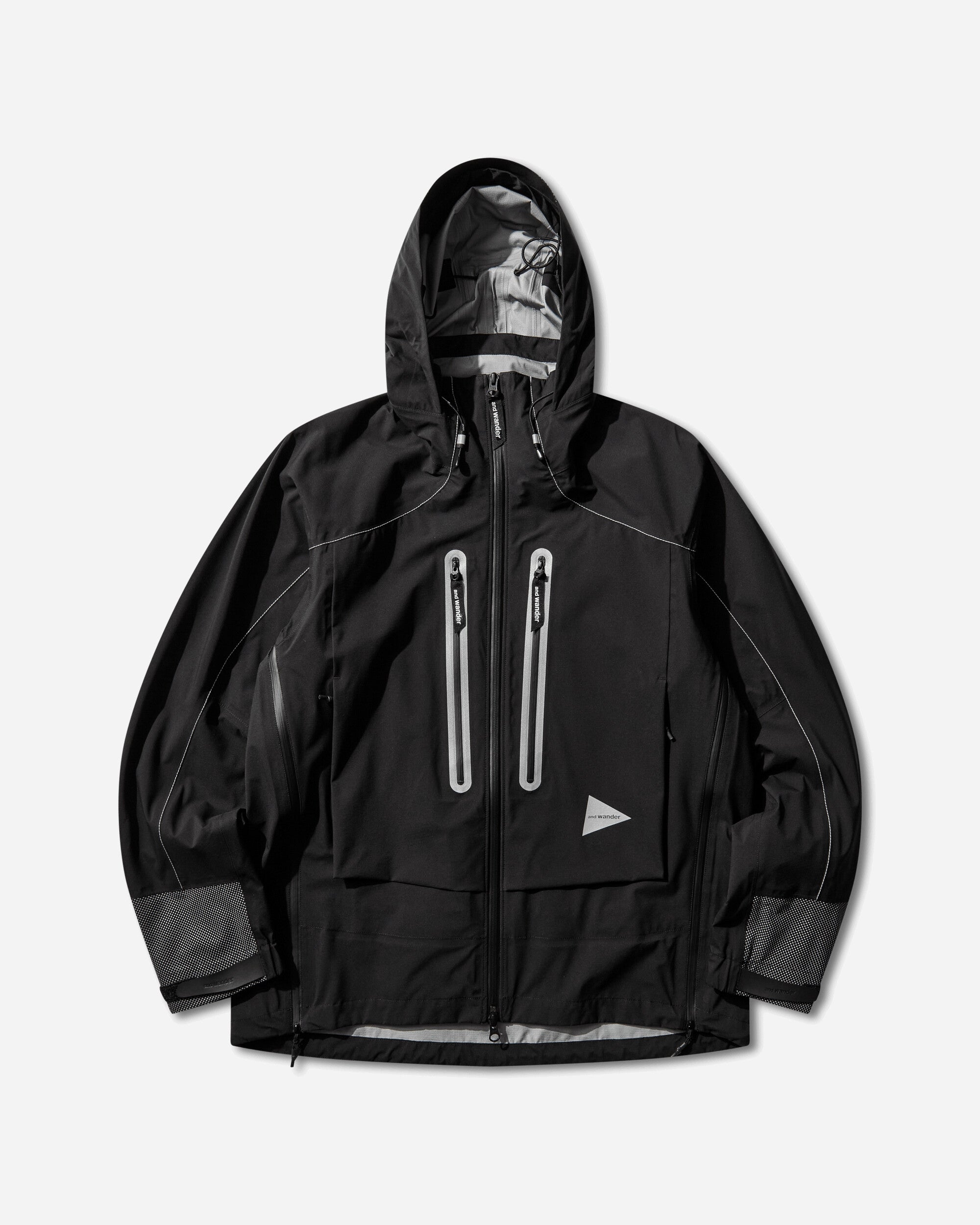 and wander 001  Pertex Shield Rain Jacket Black  Coats and Jackets Jackets 5746911315 010