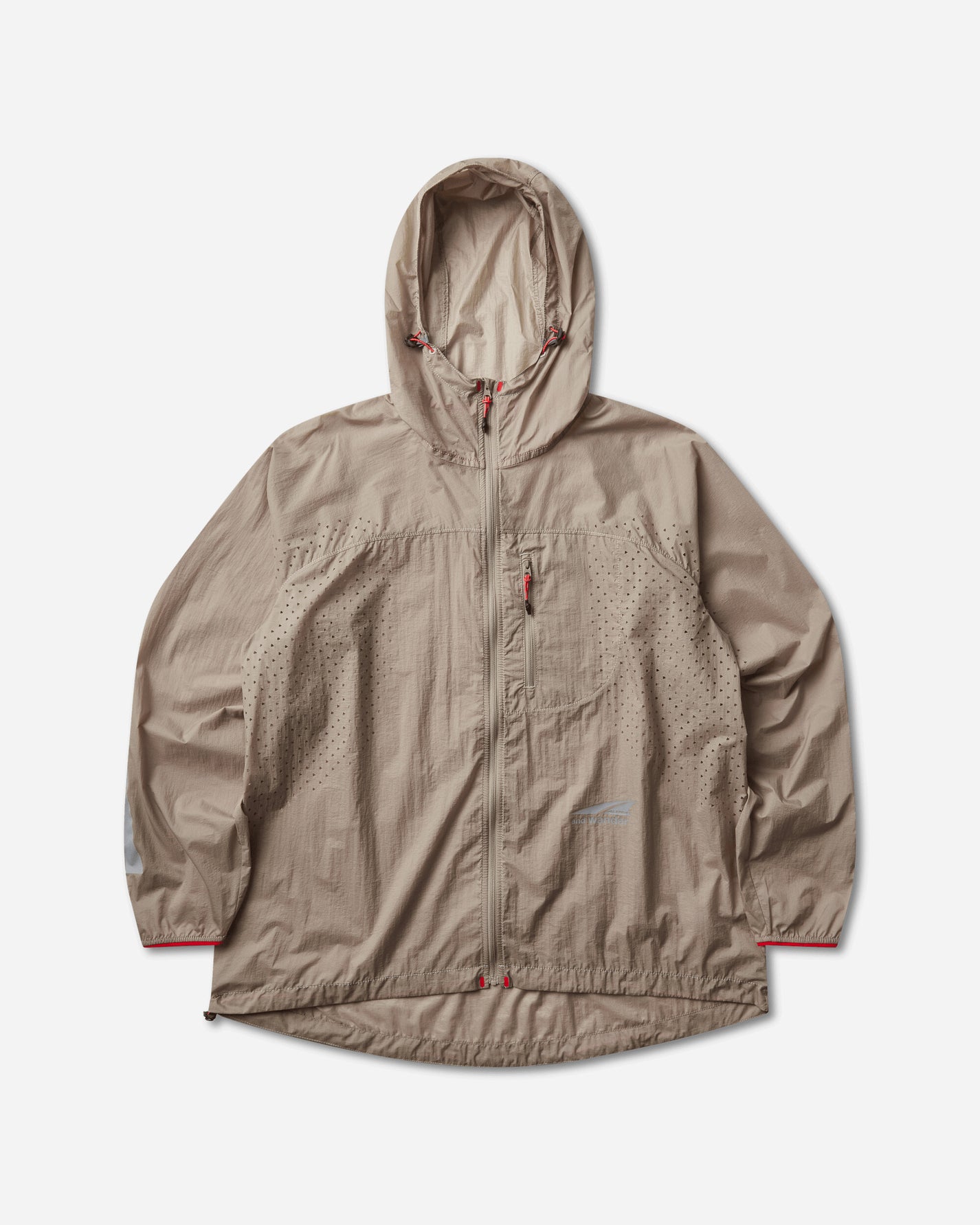 and wander Al01 Altra × And Wander Ventilation Wind Jacket Beige Coats and Jackets Jackets 5746121500 040