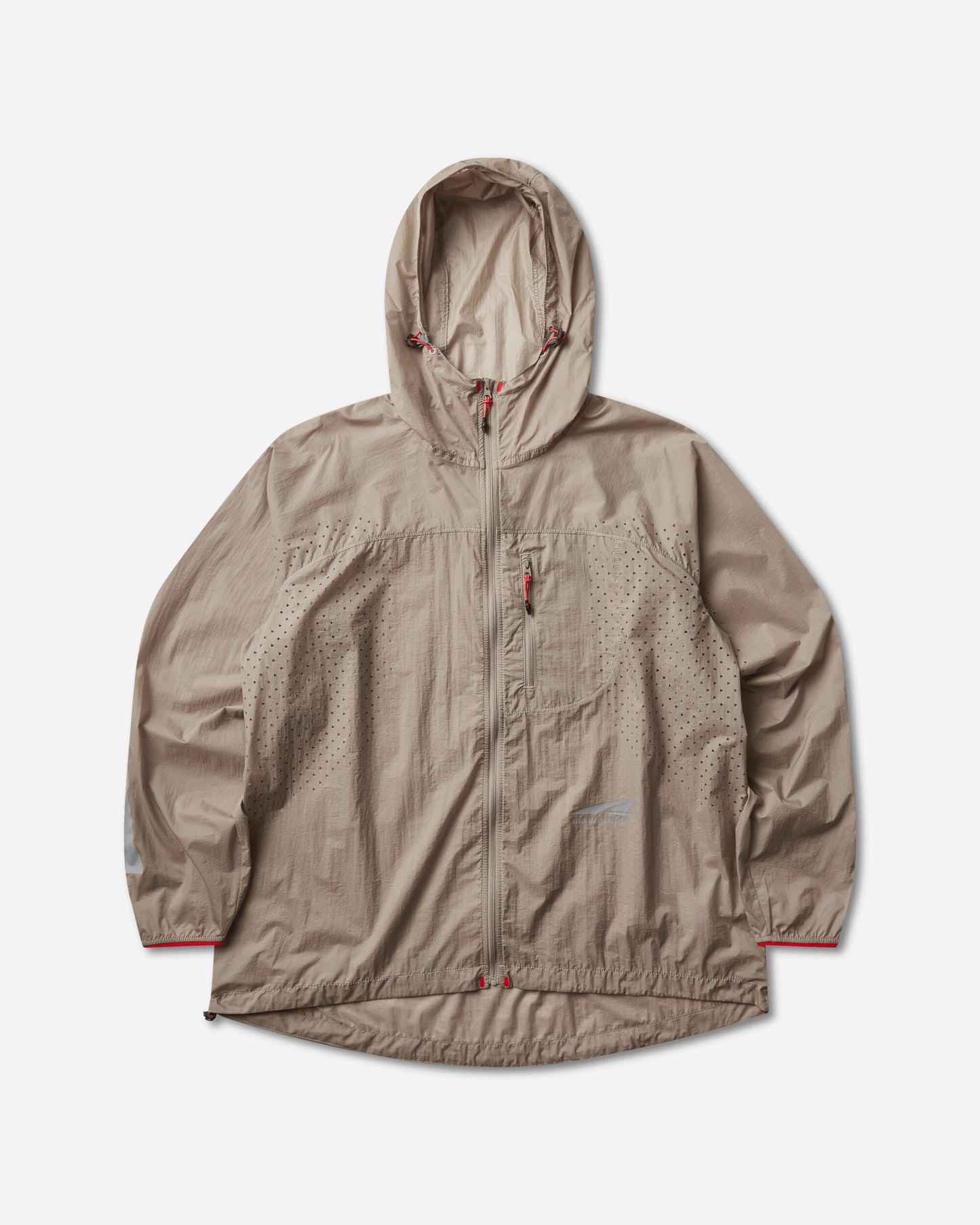 and wander Al01 Altra × And Wander Ventilation Wind Jacket Beige Coats and Jackets Jackets 5746121500 040