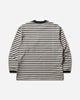 and wander 075  Stripe Pocket Ls T Navy T-Shirts Longsleeve 5746184077 120