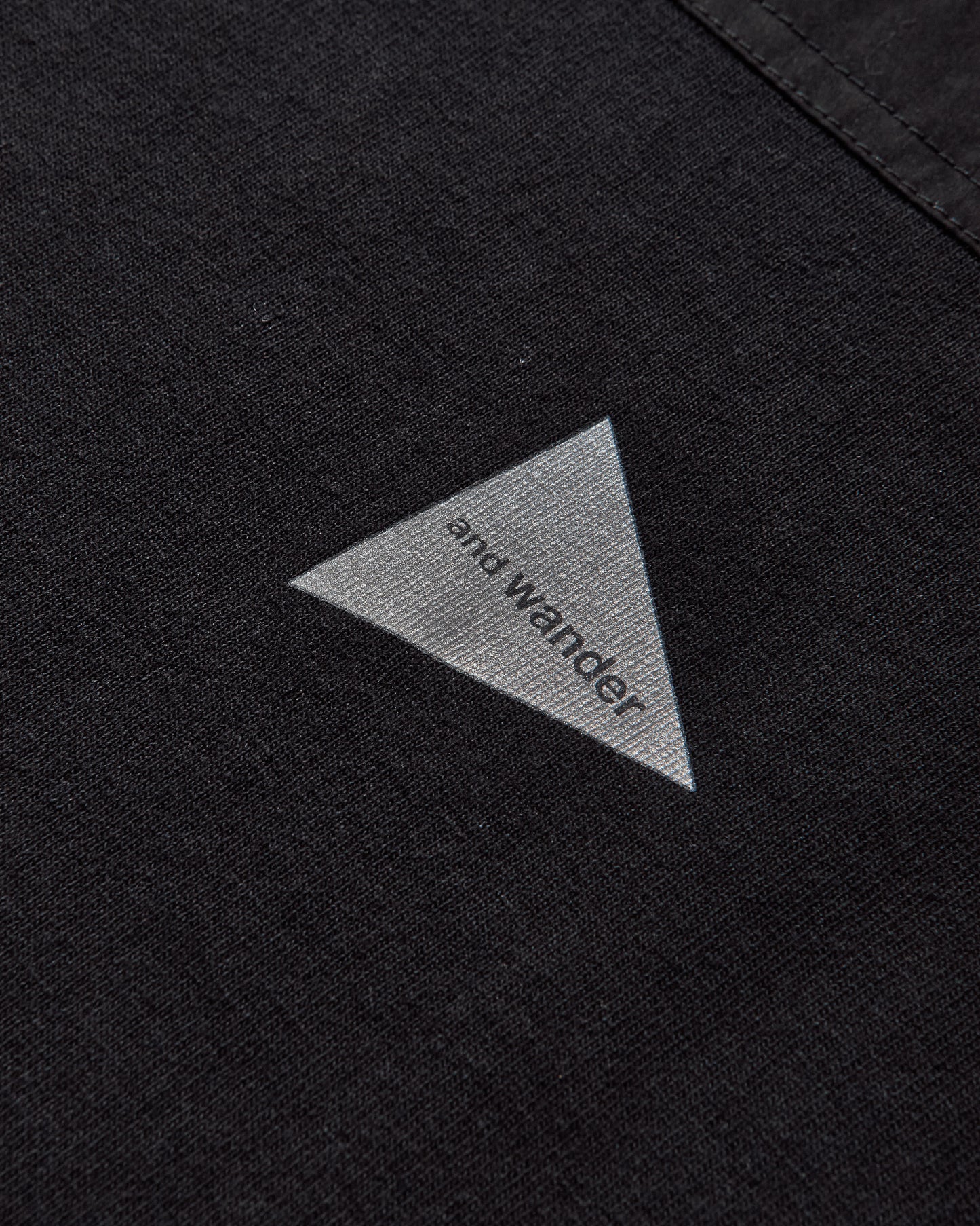 and wander 80  Heavy Cotton Pocket Ls T Black T-Shirts Longsleeve 5745284082 010