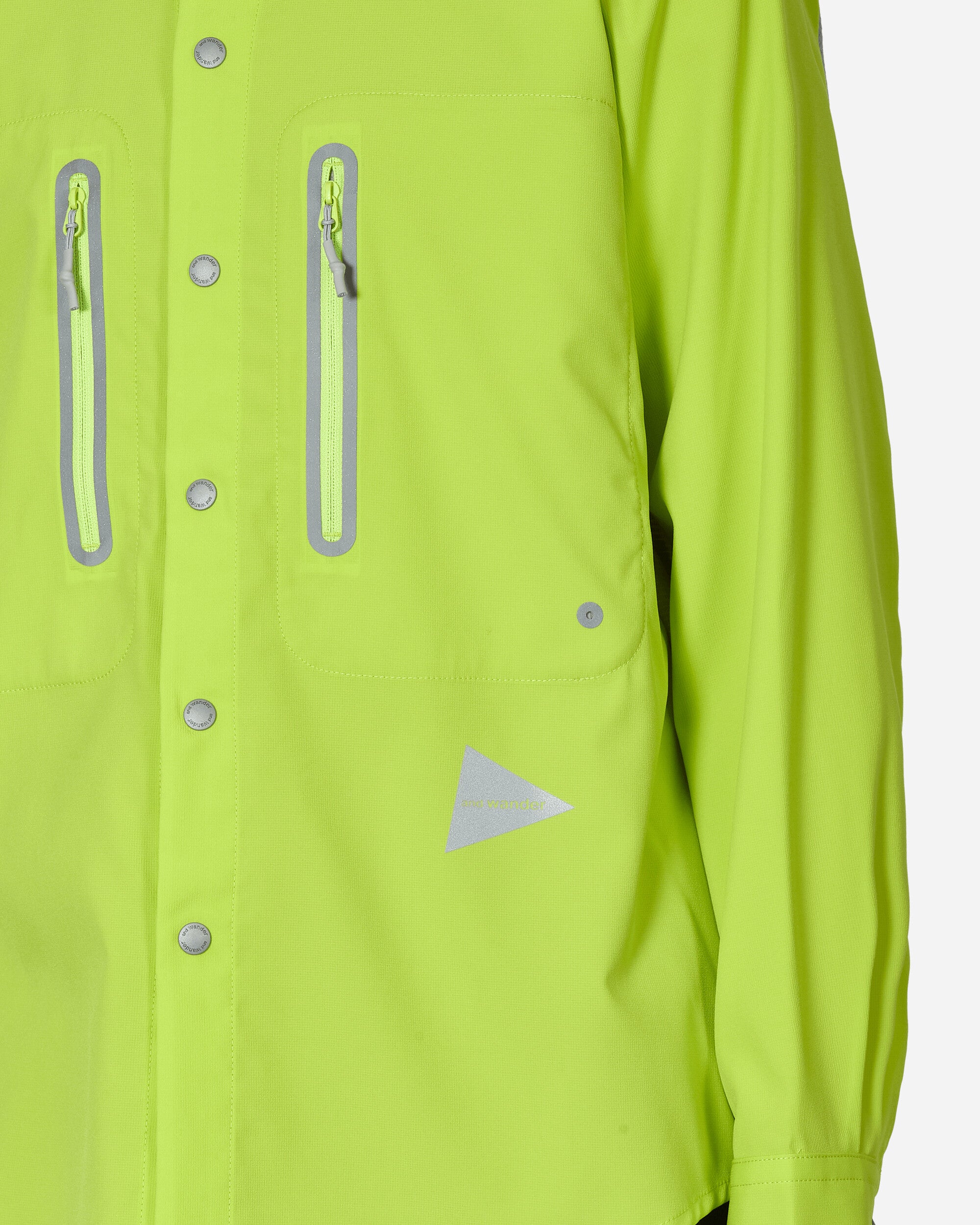 and wander Tech Ls Shirt Yellow Green Shirts Longsleeve Shirt 5744153126 200