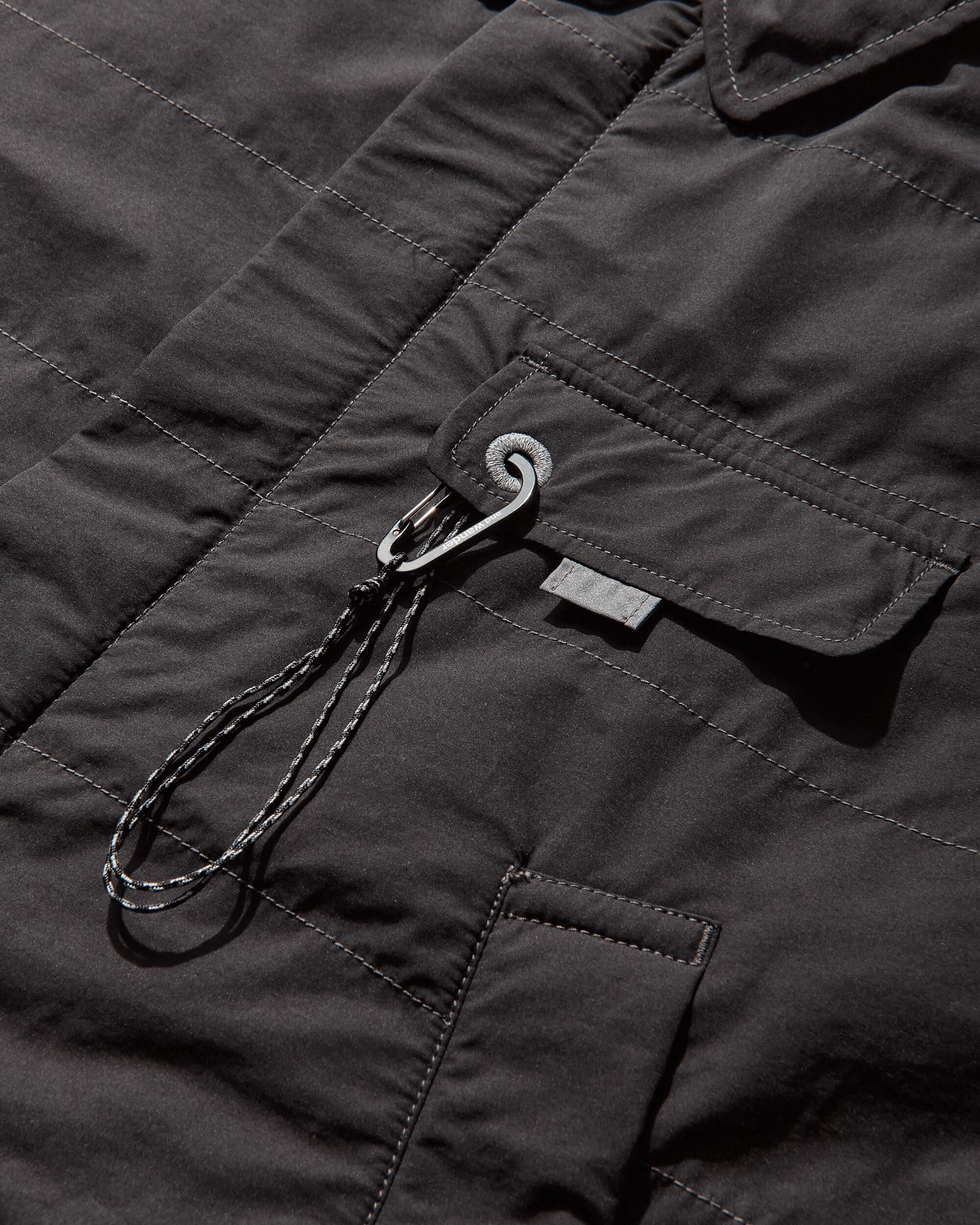 and wander 47  C/N Octa Swing Top Black Shirts Overshirt 5745281055 010