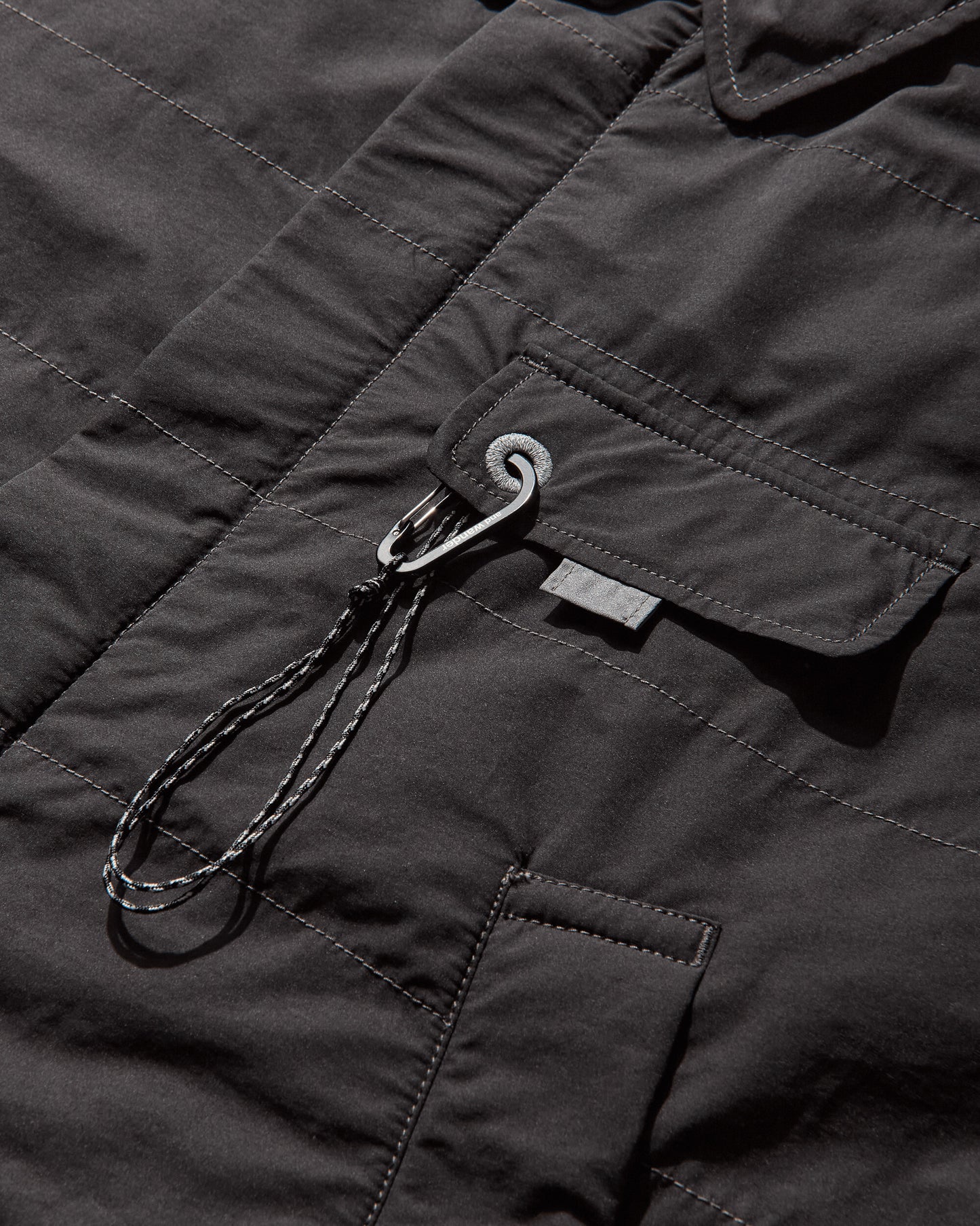 and wander 47  C/N Octa Swing Top Black Shirts Overshirt 5745281055 010