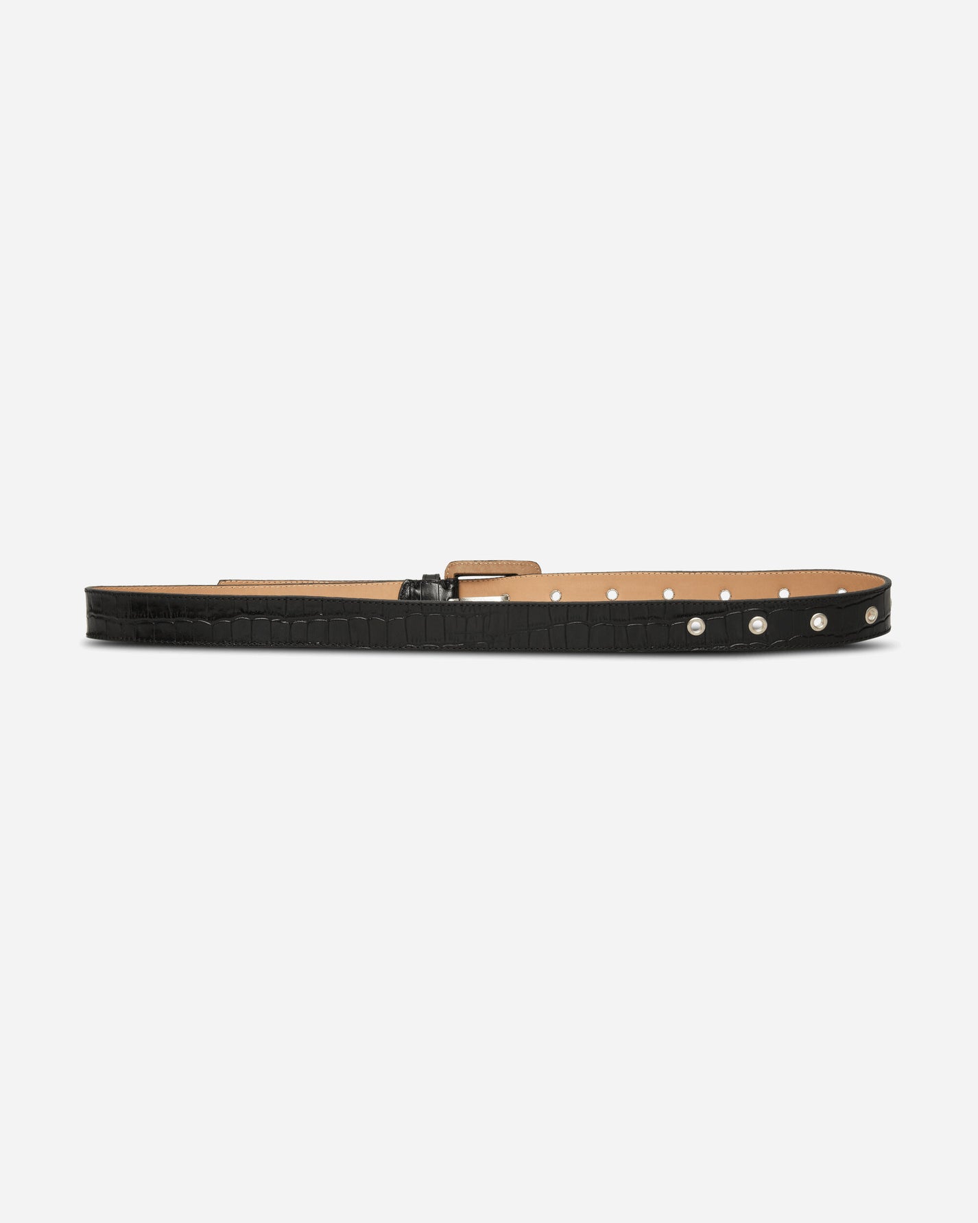 mfpen Drivers Belt Black Croc Belts Belt A326-019 Black