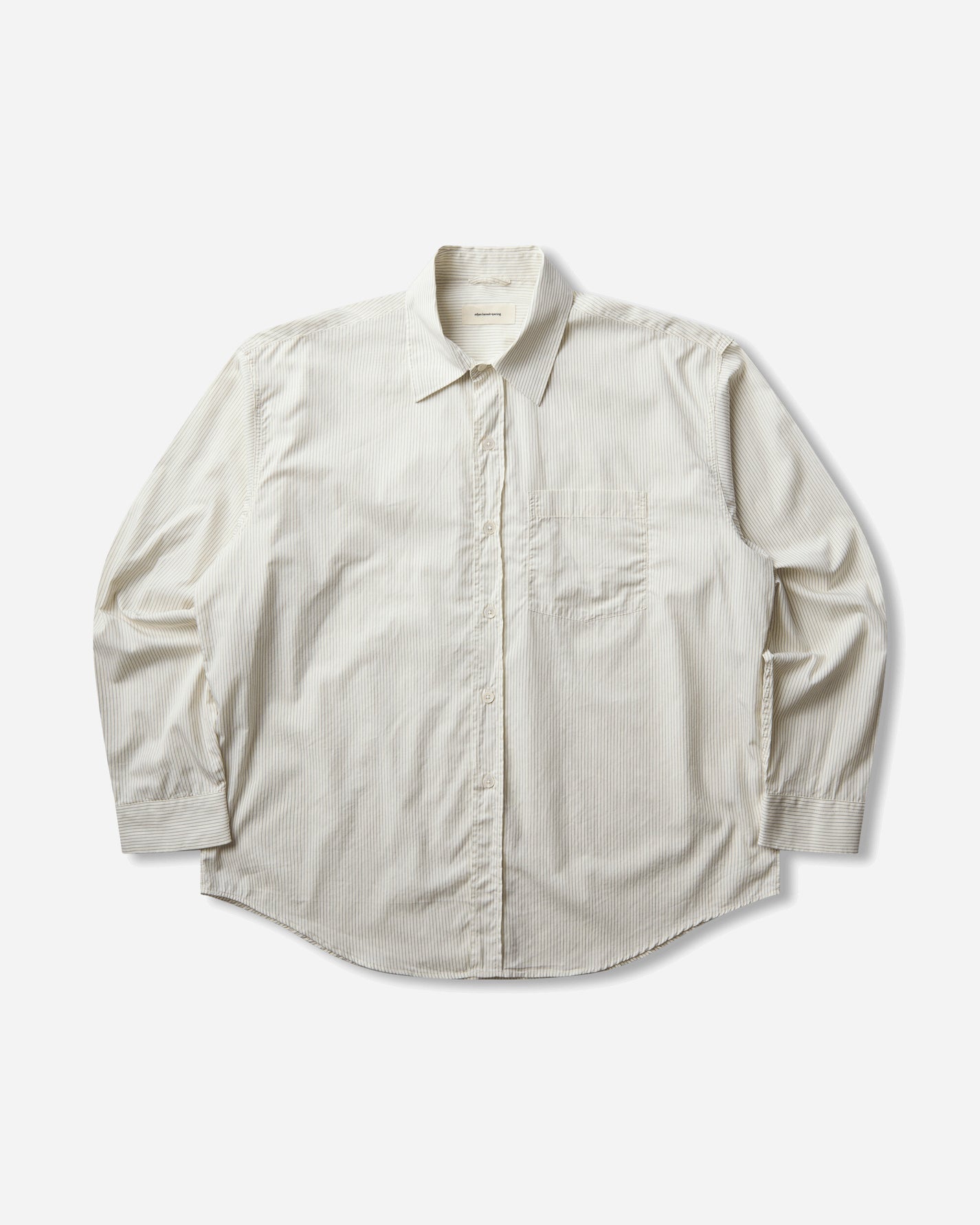 mfpen Executive Shirt Elegant Stripe Shirts Longsleeve Shirt M326-070 White