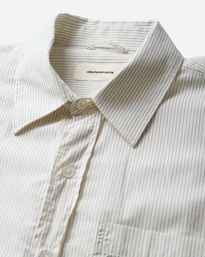 mfpen Executive Shirt Elegant Stripe Shirts Longsleeve Shirt M326-070 White