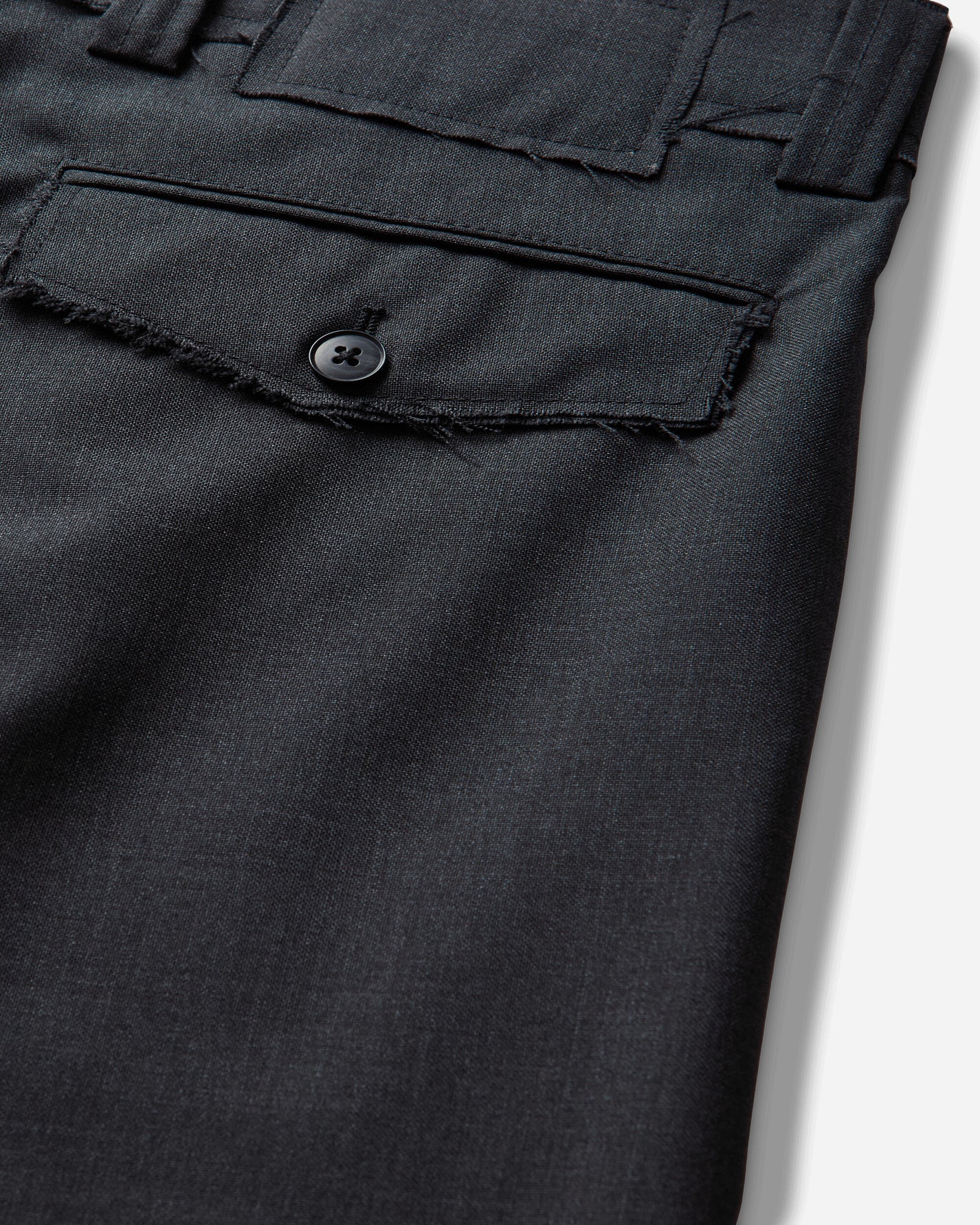 mfpen Patch Trousers Dark Grey Dry Wool Pants Trousers M326-024 Grey