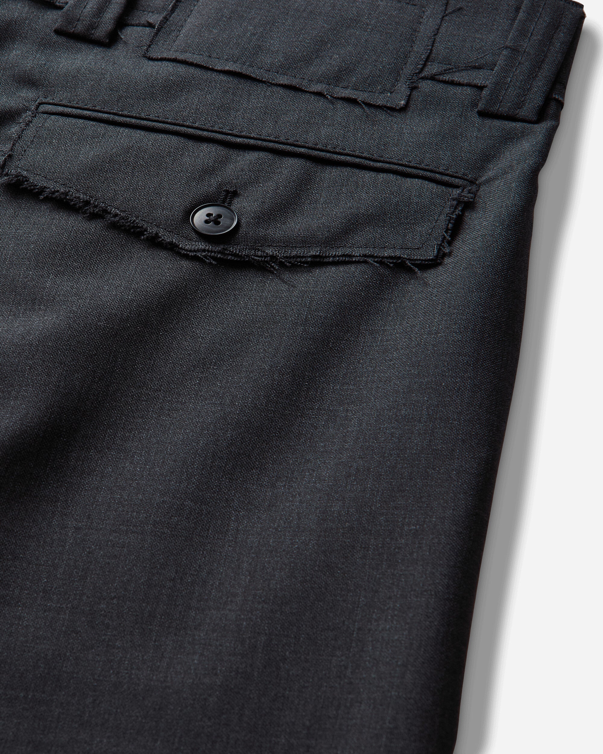 mfpen Patch Trousers Dark Grey Dry Wool Pants Trousers M326-024 Grey