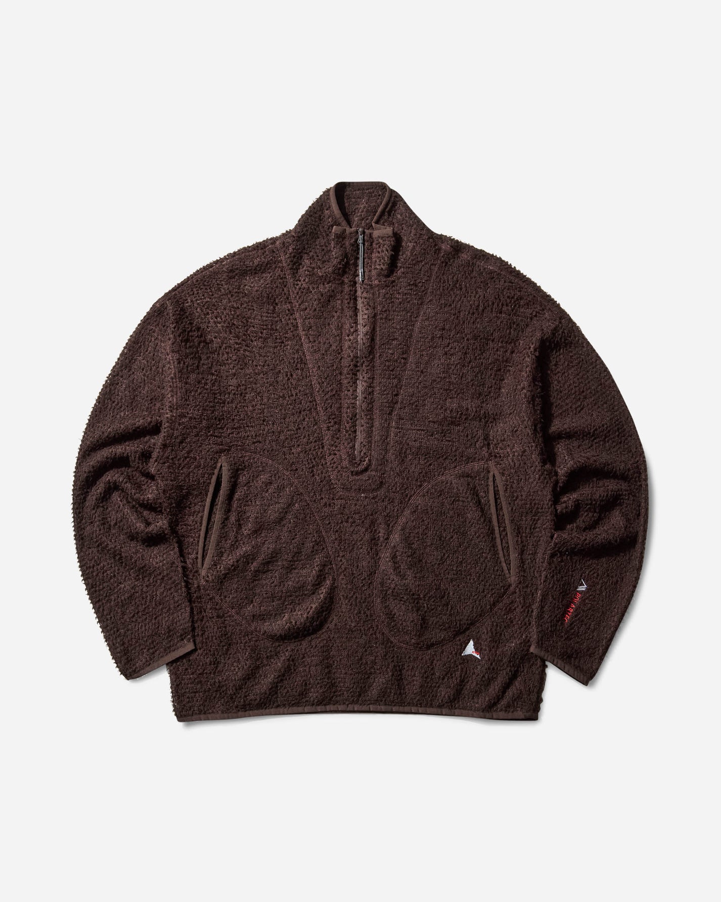 ROA Ocular Polartec Alpha Half Zip Brown Knitwears Sweaters RBMW0370FA262 BRW0003