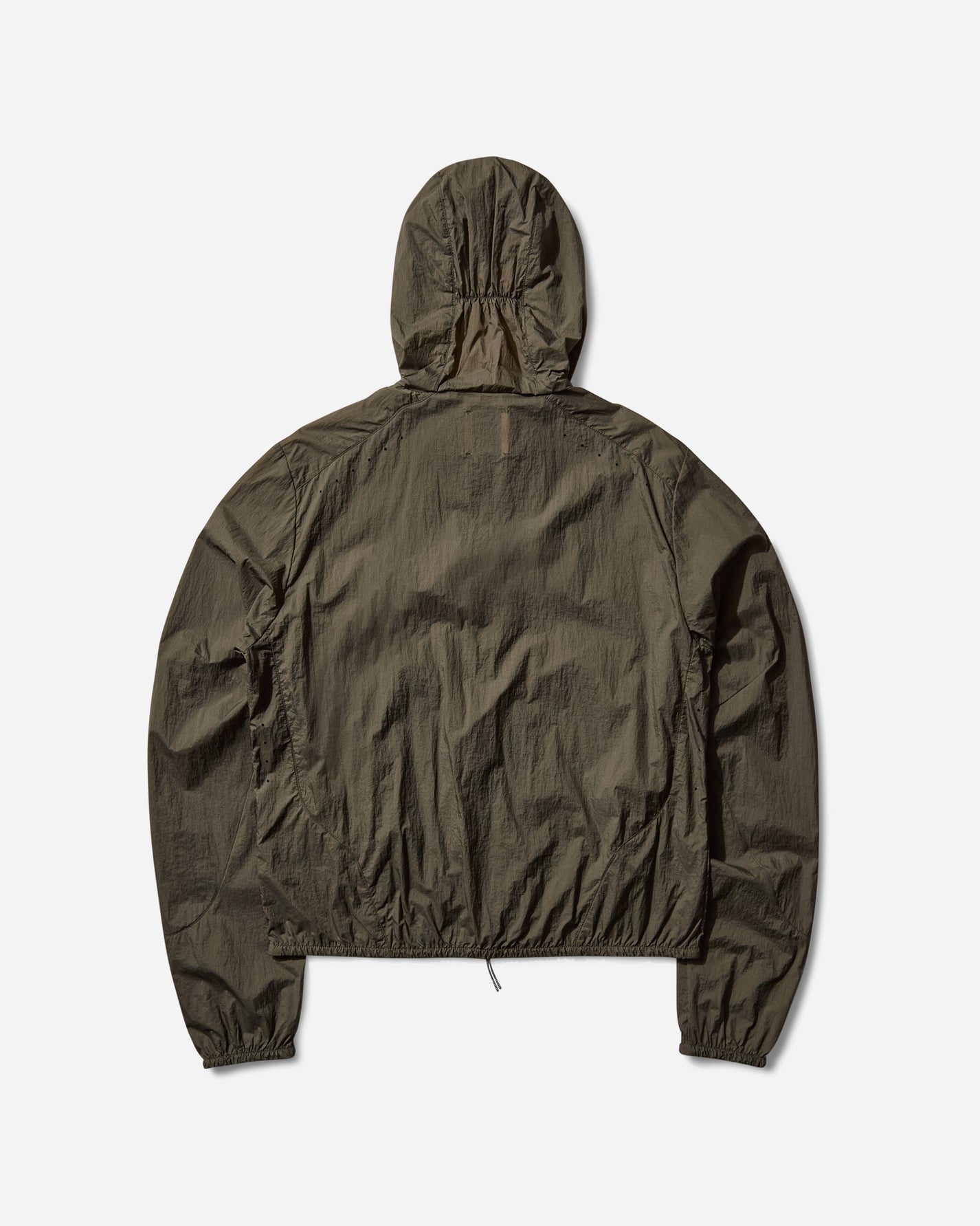 ROA Gly See Through Windbreaker Olive Coats and Jackets Jackets RBWW044FA22 GRN0012