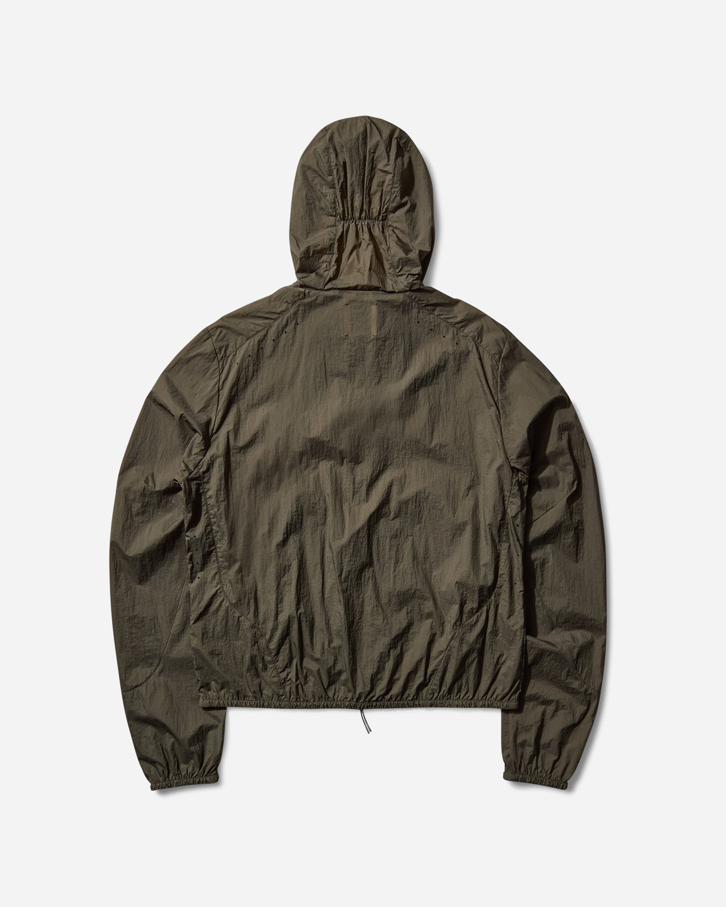 ROA Gly See Through Windbreaker Olive Coats and Jackets Jackets RBWW044FA22 GRN0012