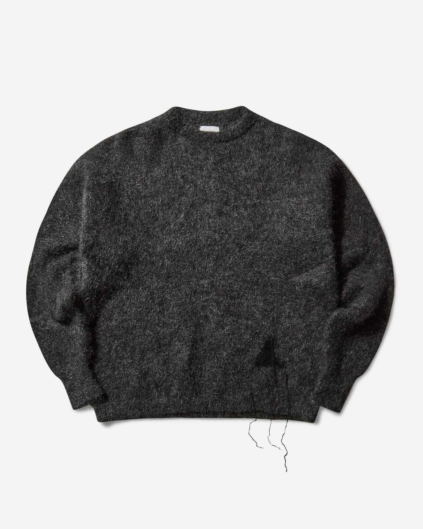 ROA Dropstitch Mohair Knit Crewneck Anthracite Knitwears Sweaters RBMW0522YA76 ANT0001