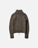 ROA Tasna Mohair Zip Up Sweater Dark Taupe Knitwears Sweaters RBWW062YA23 BEG0025
