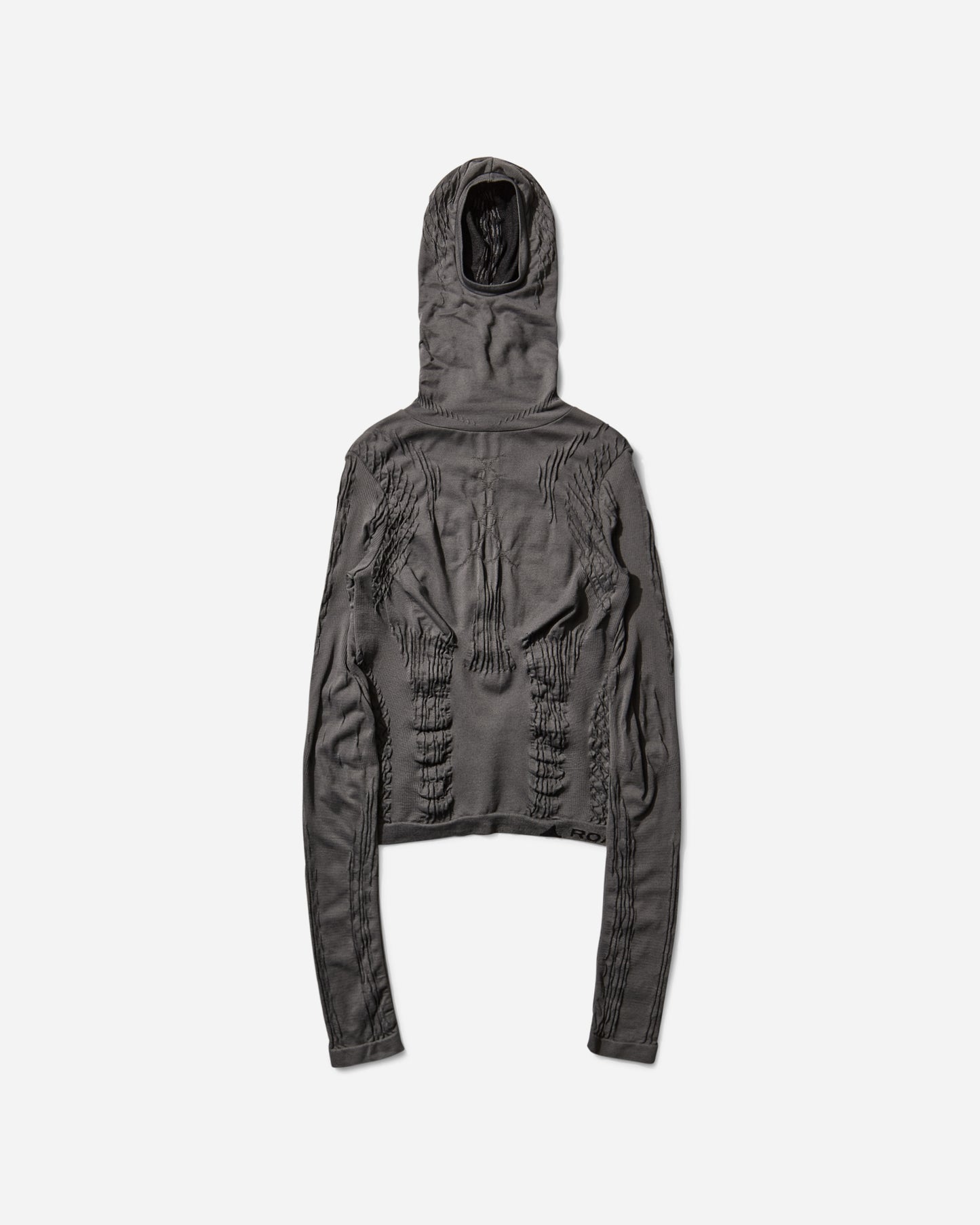 ROA Aune Dryarn Seamless Knit Top Grey T-Shirts Top RBWW054YA20 GRY0001