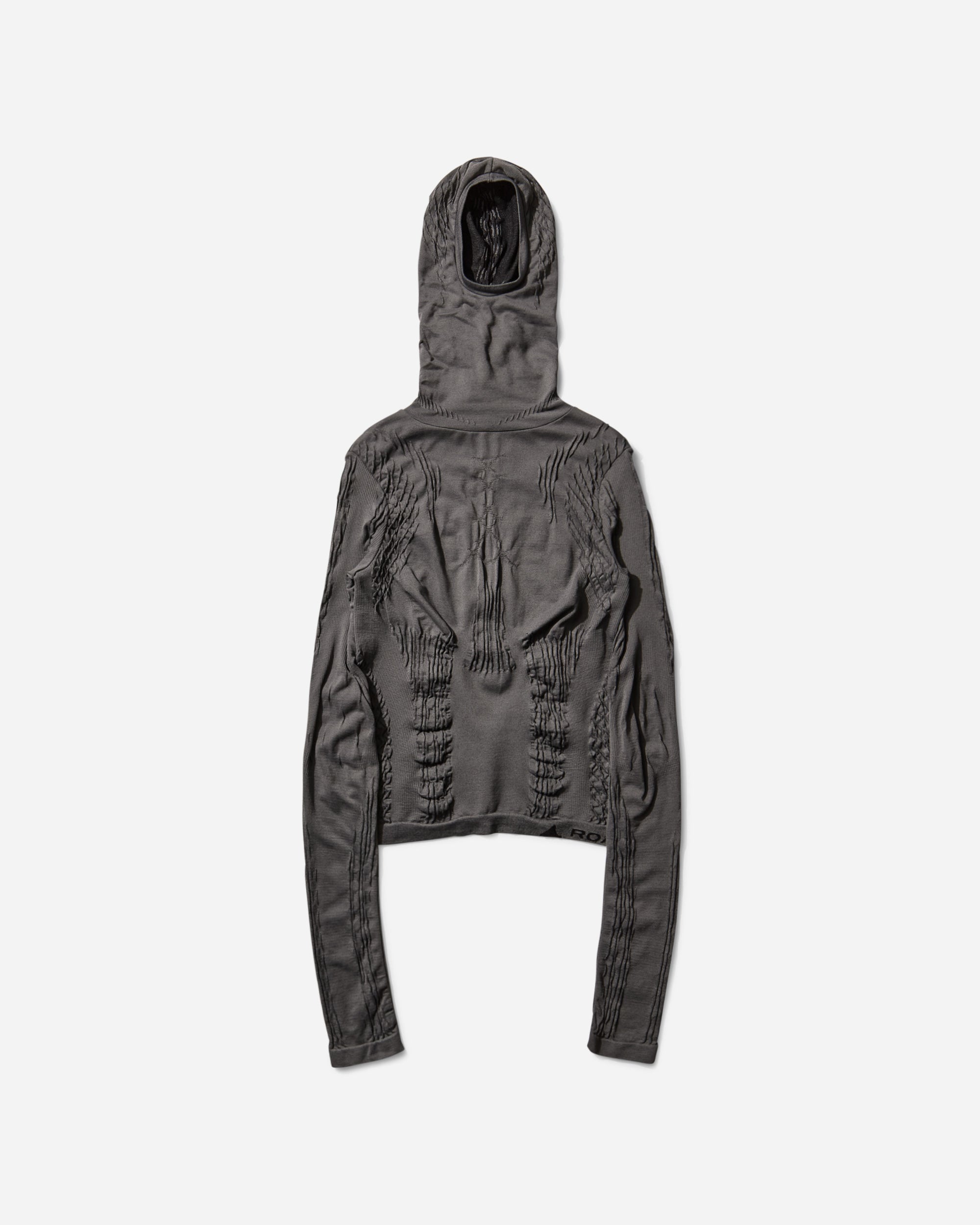 ROA Aune Dryarn Seamless Knit Top Grey T-Shirts Top RBWW054YA20 GRY0001