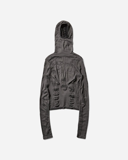 ROA Aune Dryarn Seamless Knit Top Grey T-Shirts Top RBWW054YA20 GRY0001