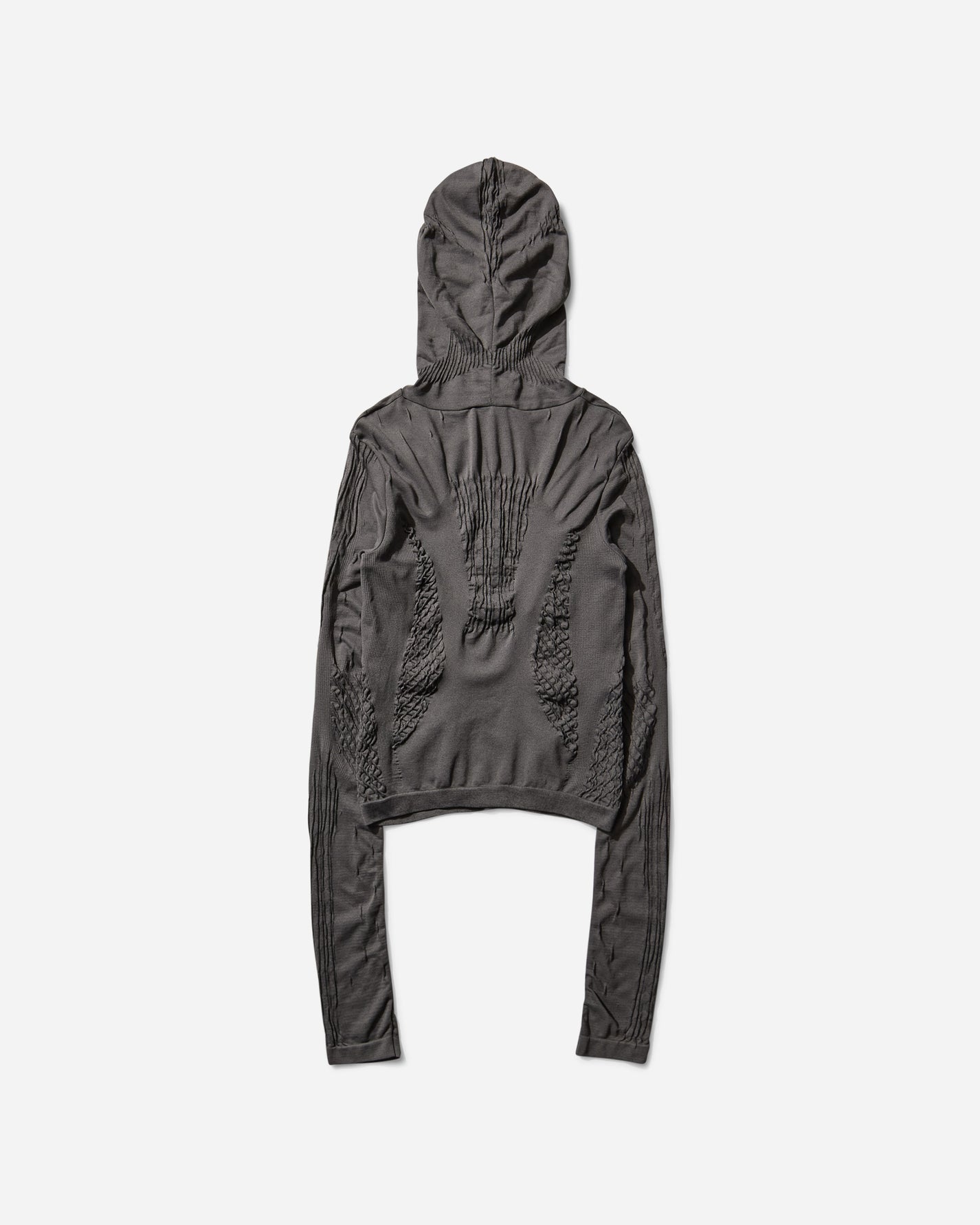 ROA Aune Dryarn Seamless Knit Top Grey T-Shirts Top RBWW054YA20 GRY0001