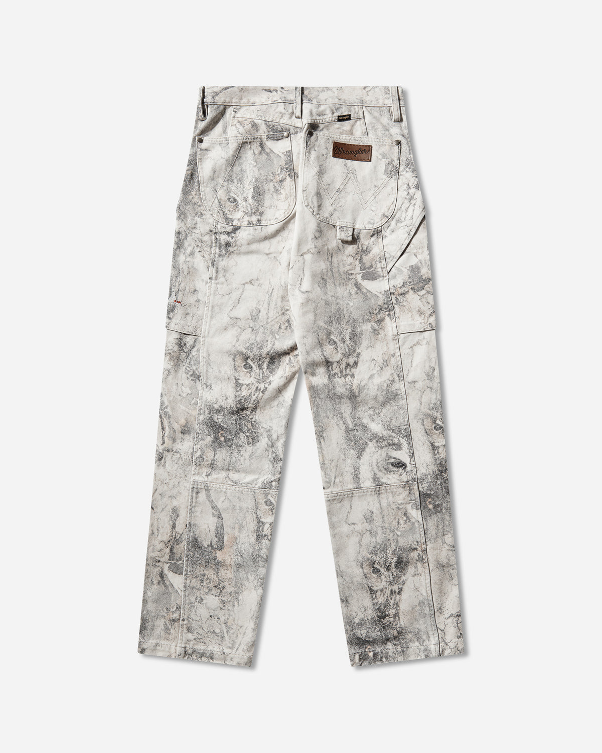 ROA Roa X Wrangler Denim Cargo Washed Pattern Owl Light Owl Light Pants Trousers YBMW0272FA209 BEG0004
