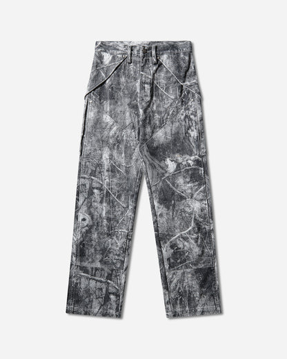 ROA Roa X Wrangler Denim Cargo Washed Pattern Owl Dark Owl Dark Pants Trousers YBMW0272FA209 BLK0001