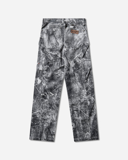 ROA Roa X Wrangler Denim Cargo Washed Pattern Owl Dark Owl Dark Pants Trousers YBMW0272FA209 BLK0001
