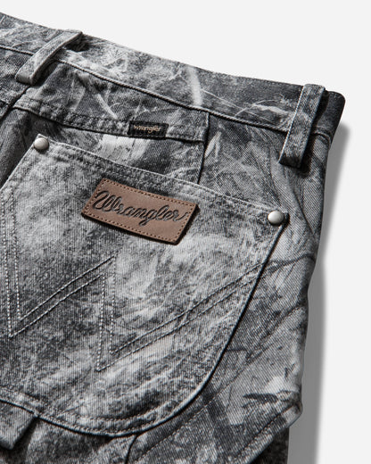 ROA Roa X Wrangler Denim Cargo Washed Pattern Owl Dark Owl Dark Pants Trousers YBMW0272FA209 BLK0001