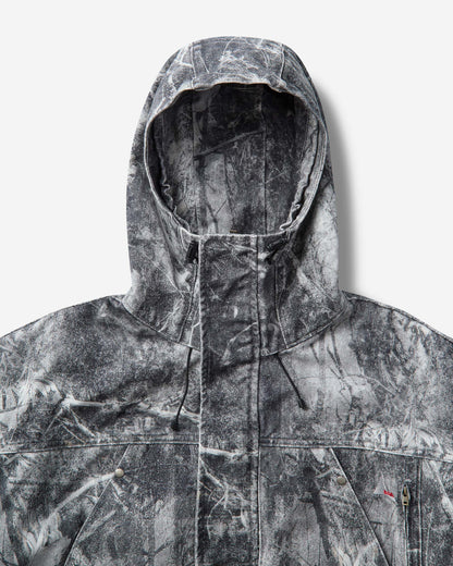 ROA Roa X Wrangler Denim Hooded Jacket Washed Pattern Owl Dark Owl Dark Coats and Jackets Jackets YBMW0273FA210 BLK0001