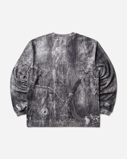 ROA Roa X Wrangler Jersey Long Sleeve Washed Pattern Owl Dark Owl Dark Shirts Longsleeve YBUW085JY05 BLK0001