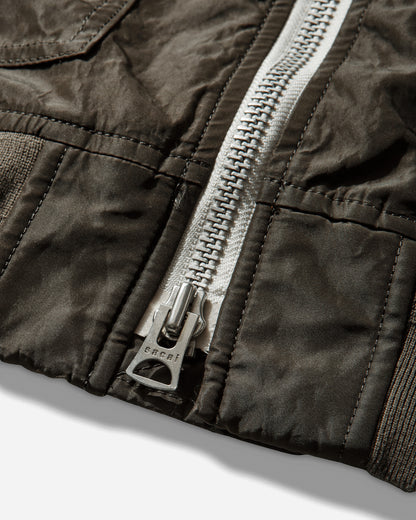 sacai Treated Nylon Twill Blouson D/Khaki Coats and Jackets Bomber Jackets 26-03913M 531