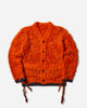 sacai Furry Knit Cardigan Orange Knitwears Cardigans 25-03837M 851