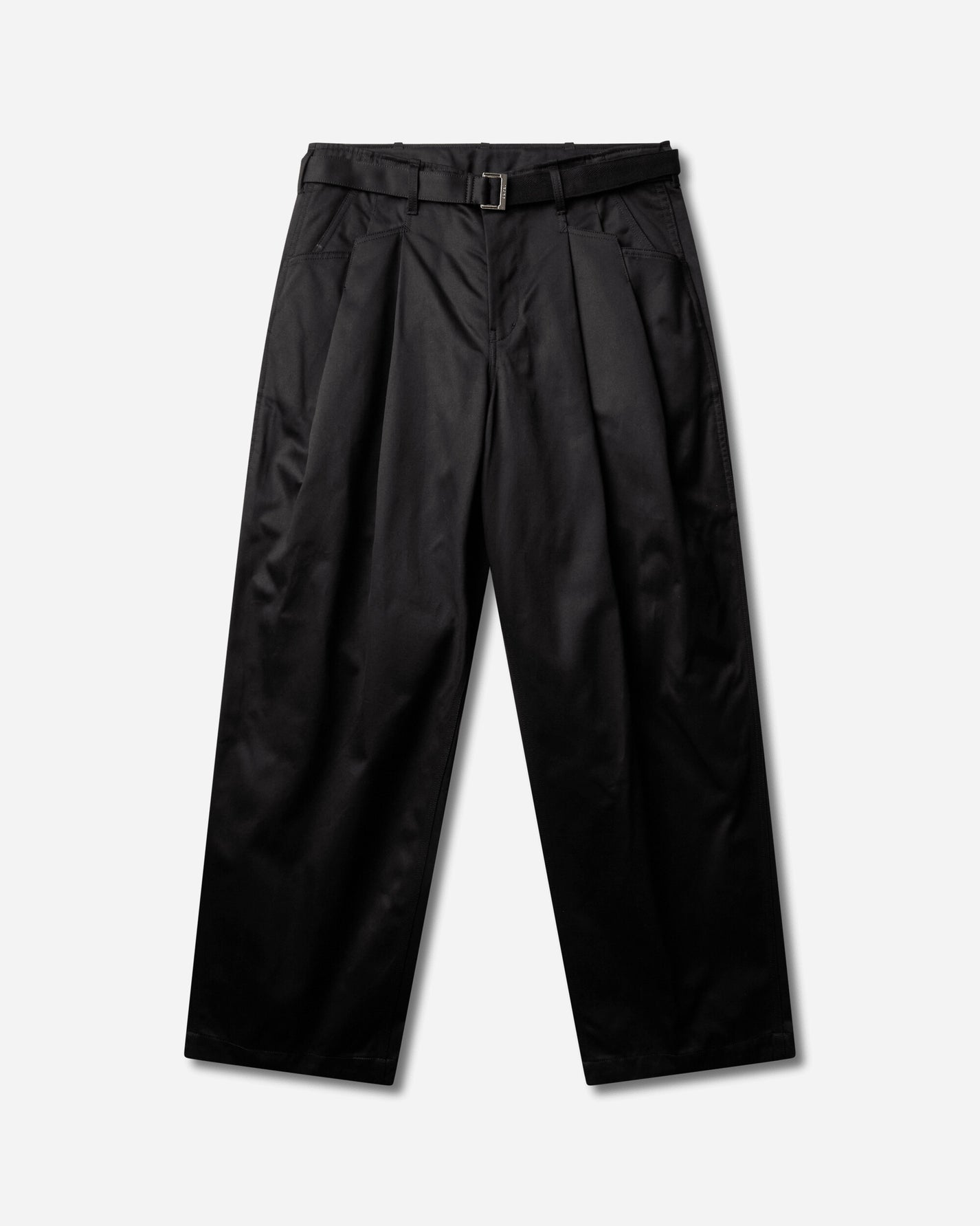 sacai Cotton Chino Pants Black Pants Chinos 26-04032M 001