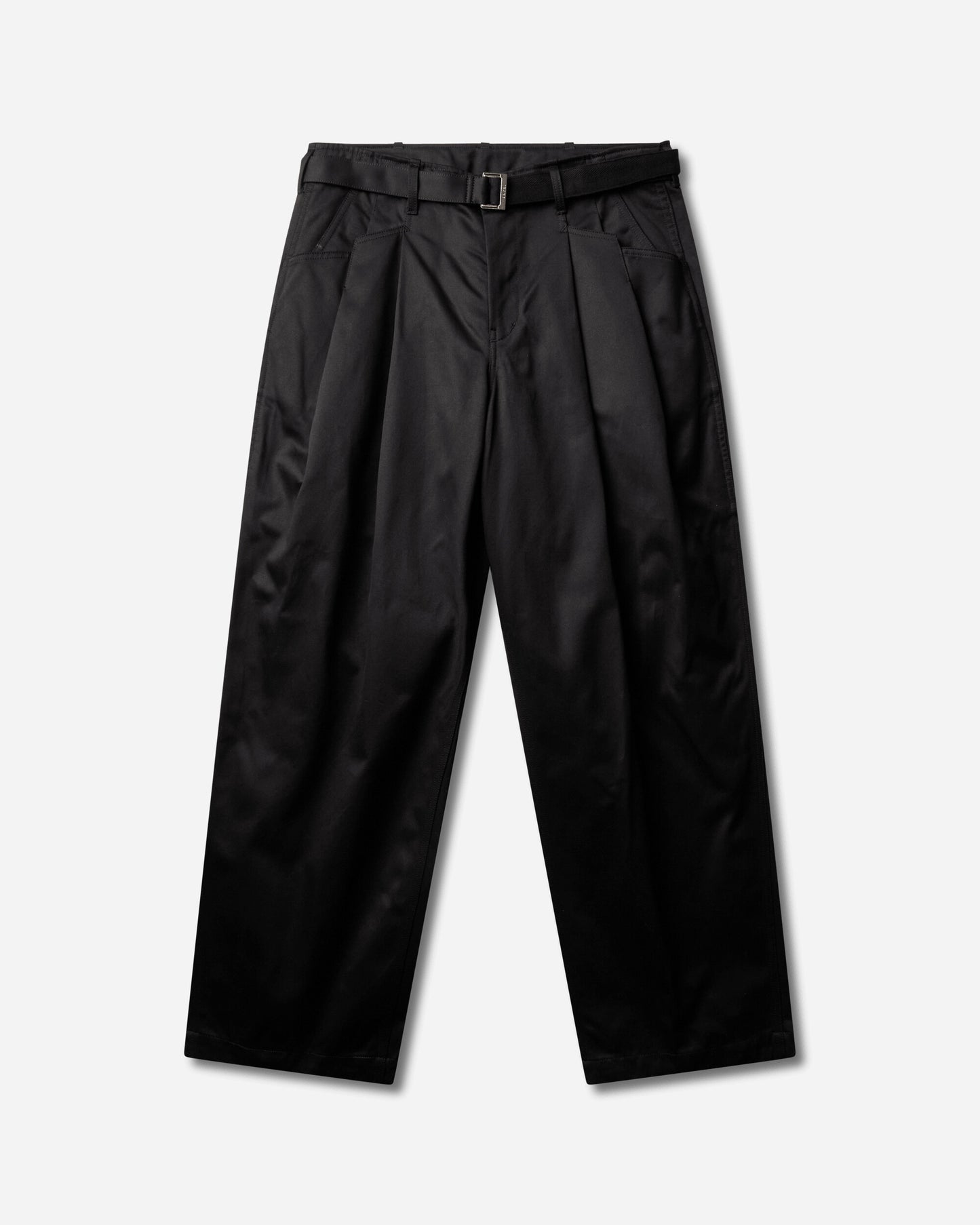 sacai Cotton Chino Pants Black Pants Chinos 26-04032M 001