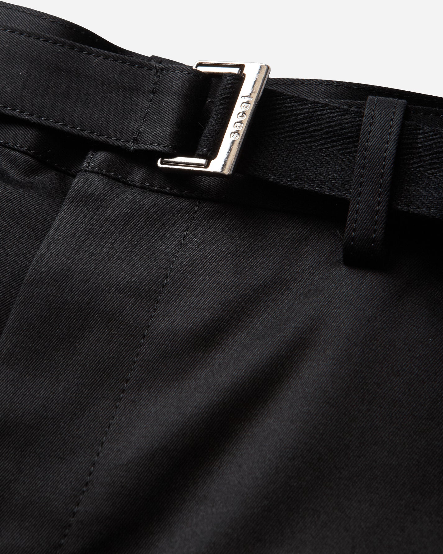 sacai Cotton Chino Pants Black Pants Chinos 26-04149M 001