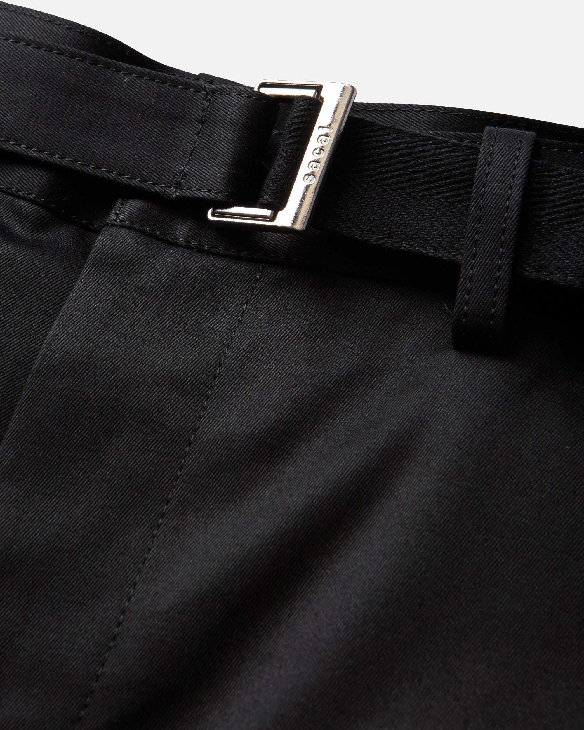 sacai Cotton Chino Pants Black Pants Chinos 26-04149M 001
