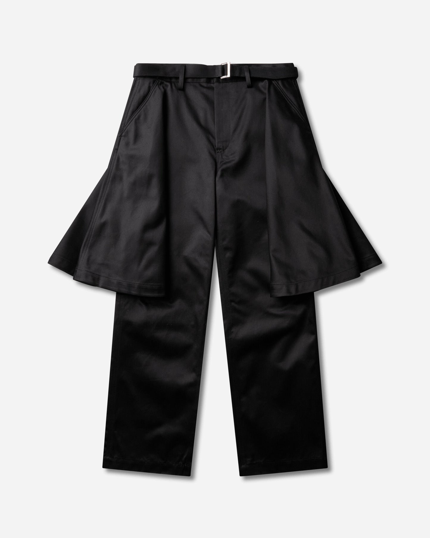 sacai Cotton Chino Pants Black Pants Chinos 26-04149M 001