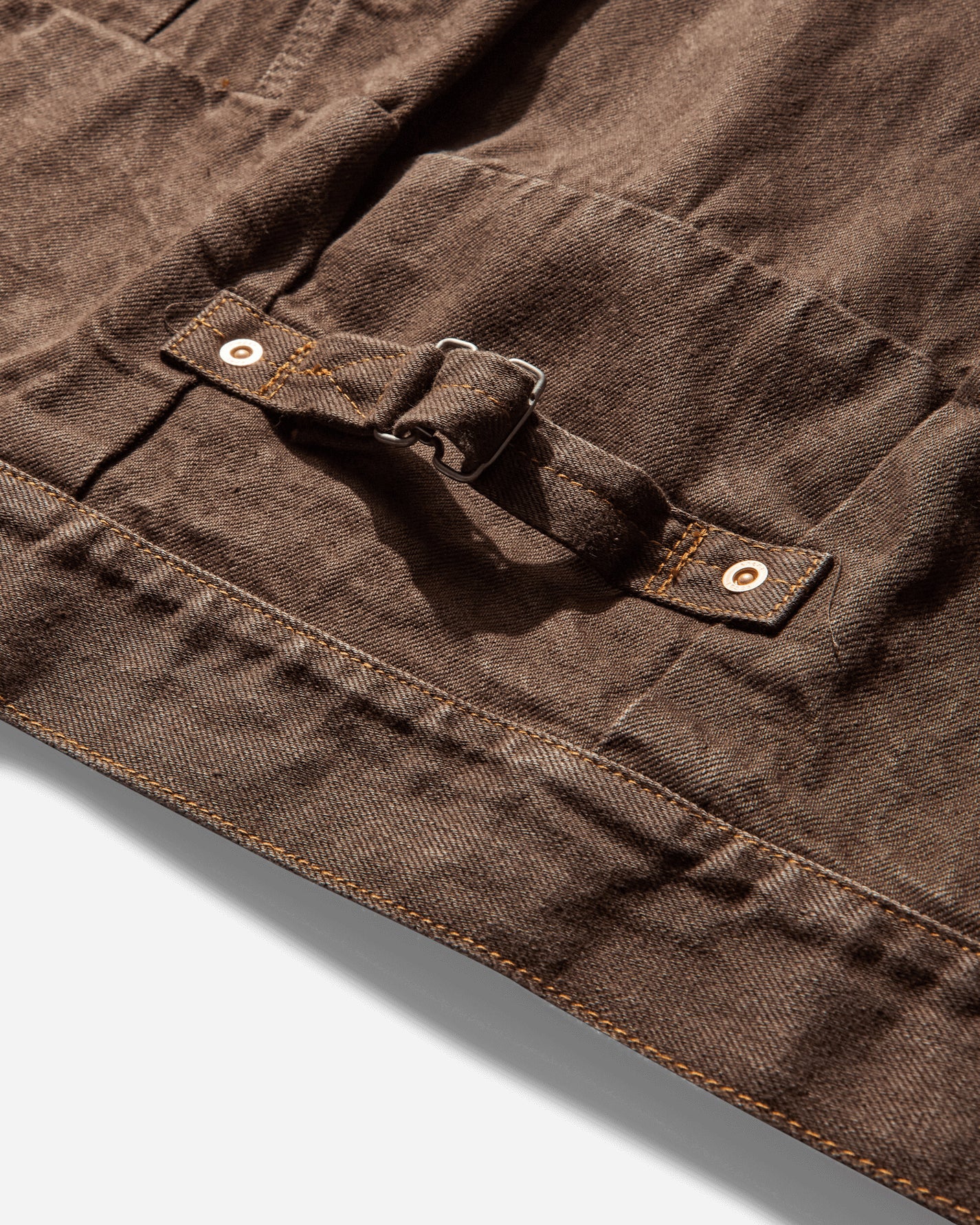 sacai Denim Jacket Brown Coats and Jackets Denim Jackets 25-03751M 601