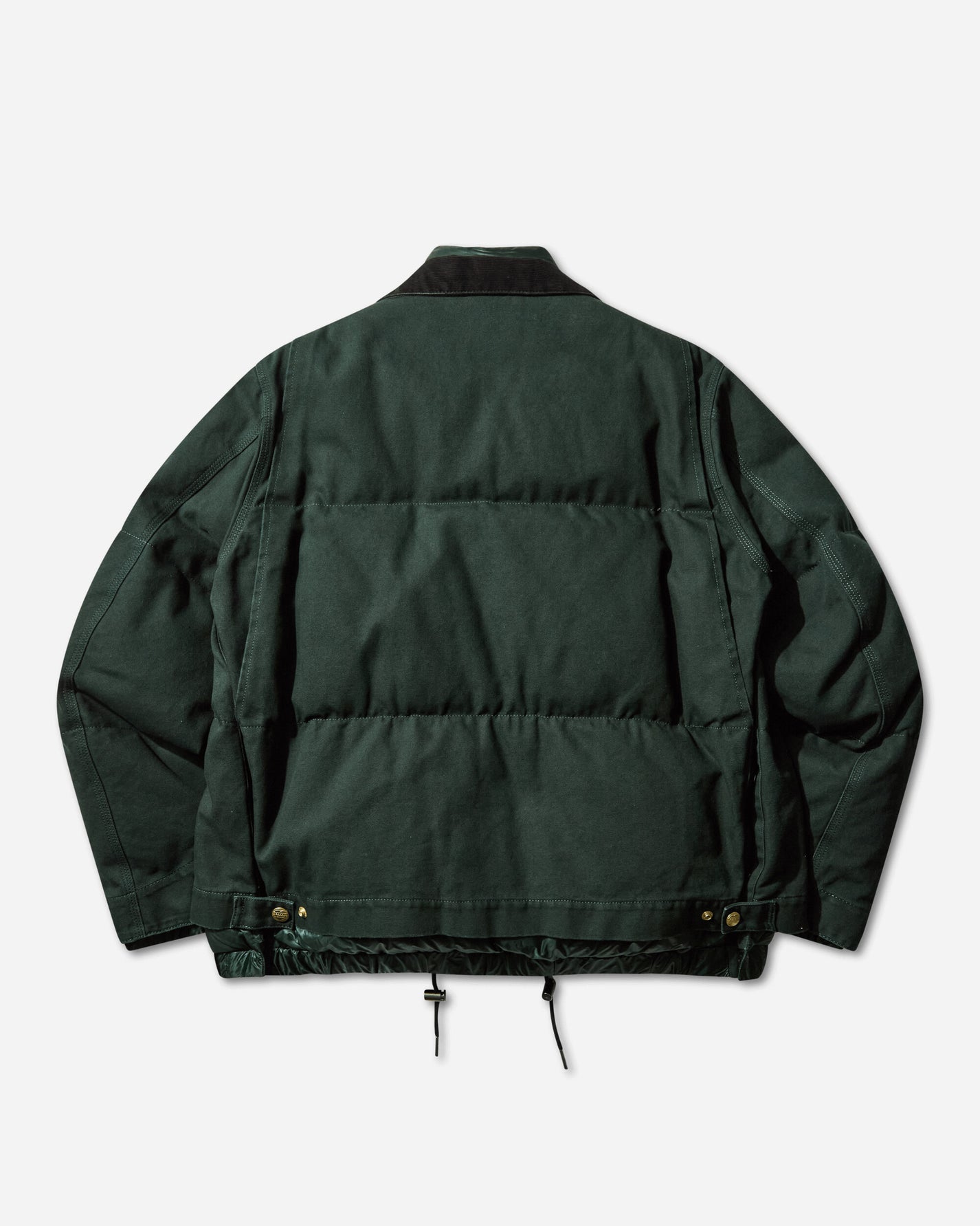 sacai Carhartt Wip Washed Duck Puffer Jacket Green Coats and Jackets Down Jackets 25-03858M 551